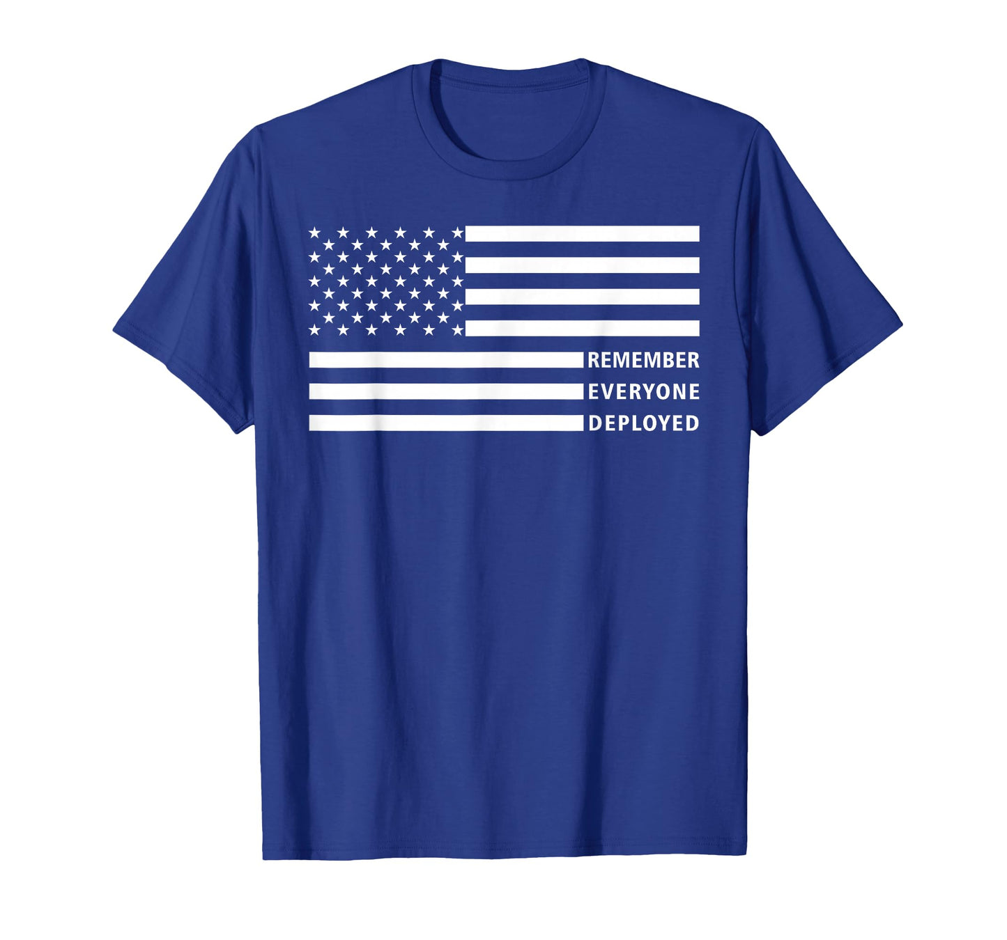 American Flag RED Friday Remember Everyone Deployed Military T-Shirt