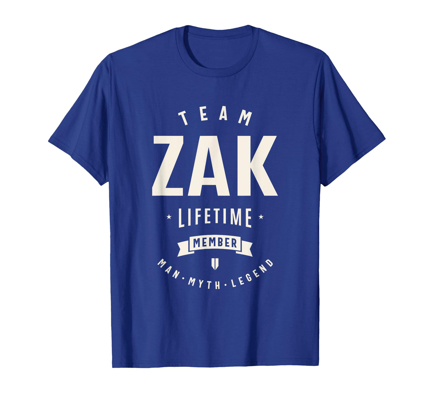 Team Zak Lifetime Member Funny Name Zak T-Shirt