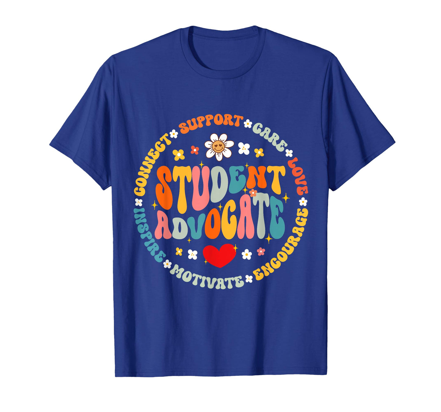 Groovy Student Advocate Appreciation Back to School T-Shirt