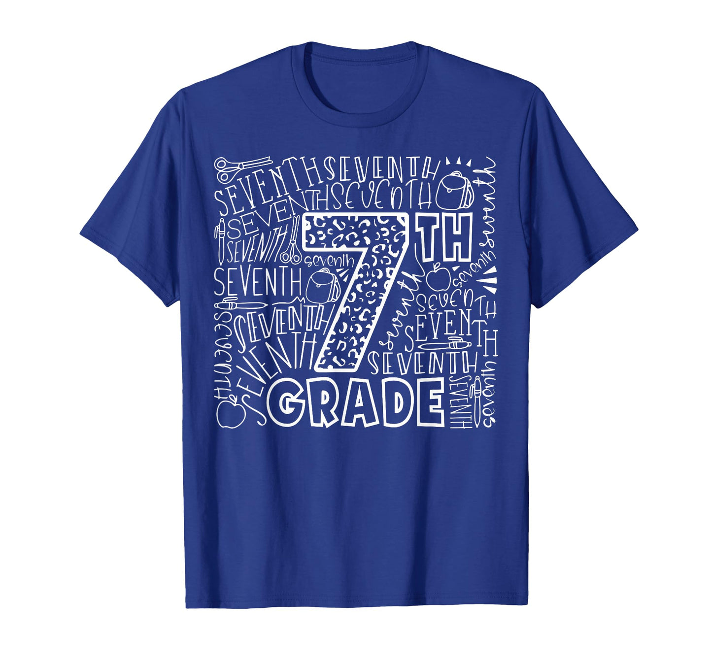 7th Grade Typography Team Seventh Grade Back To School T-Shirt