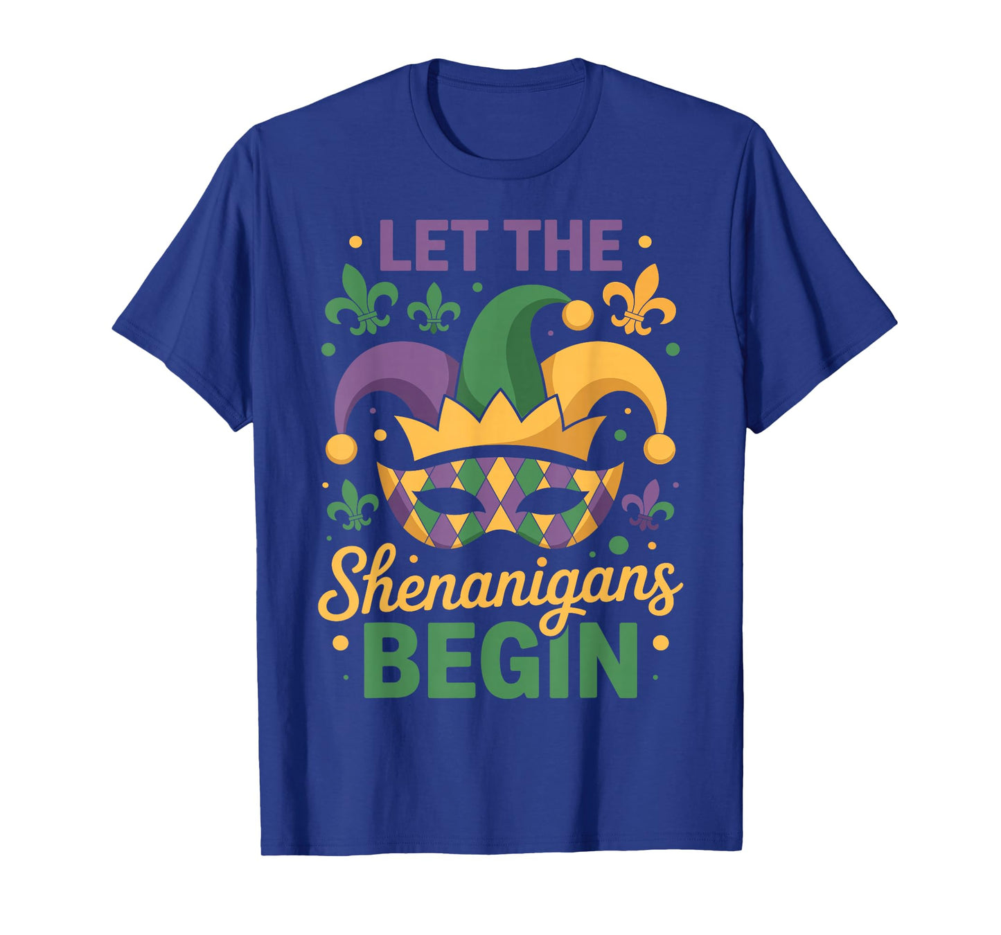 Let The Shenanigans Begin Mardi Gras 2025 Lips New Orleans T-Shirt