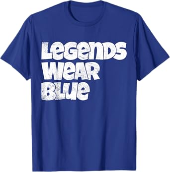Funny Legends Wear Blue Spirit Wear Team Game Color War T-Shirt