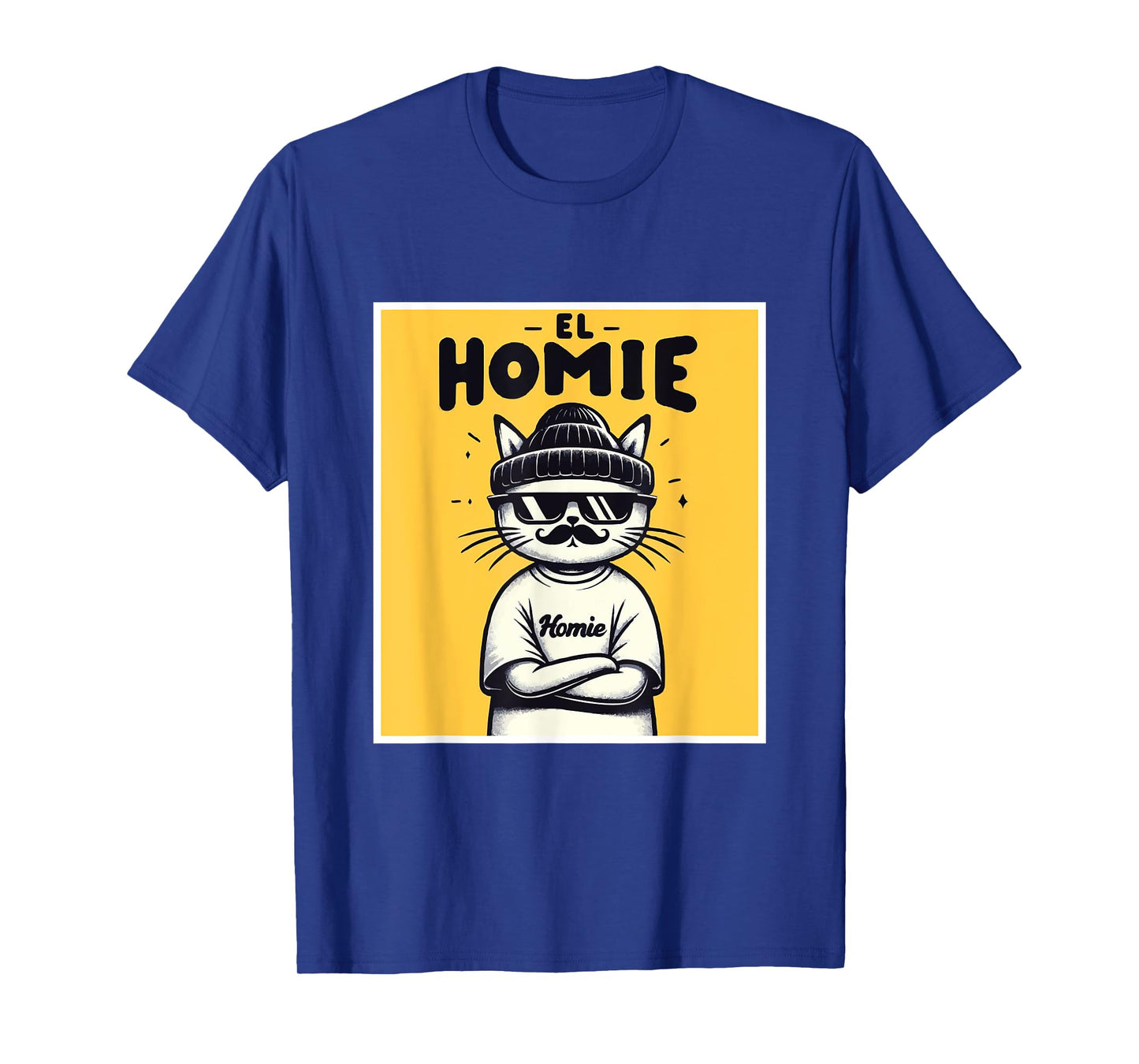 LIL HOMIE Cute Cholo Cat Chicano Art West Coast Hip Hop Prem T-Shirt
