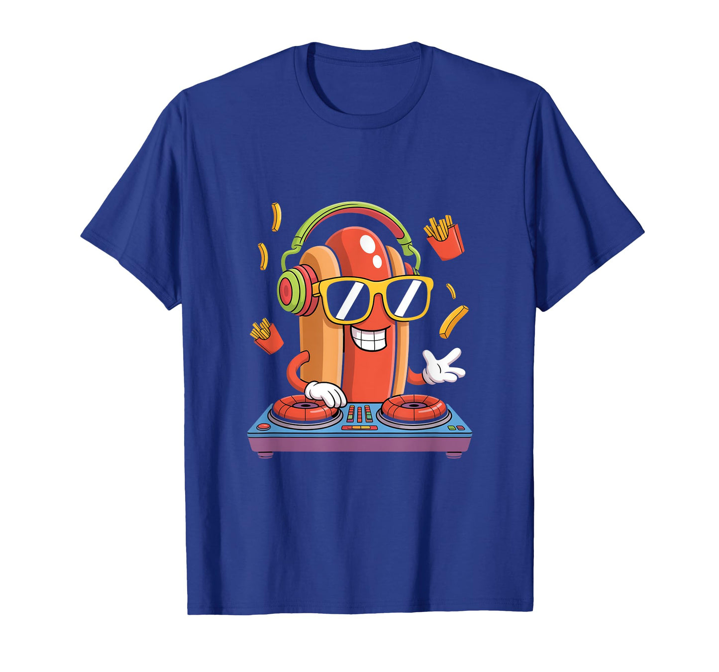 Dj Food Spinning Hotdog Groovy Beats T-Shirt