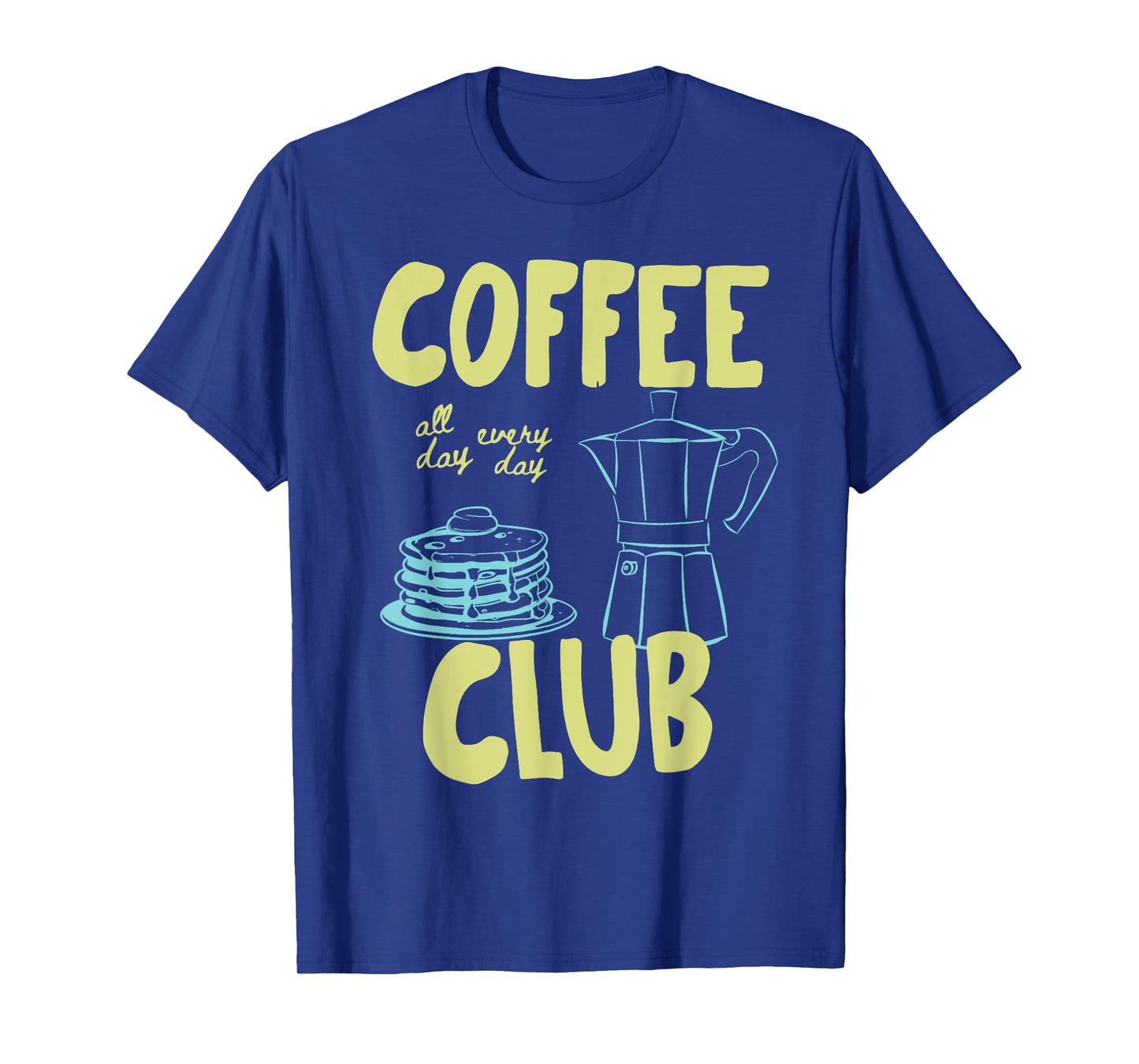 Retro Coffee Club Graphic for Coffee Lovers Men Women T-Shirt