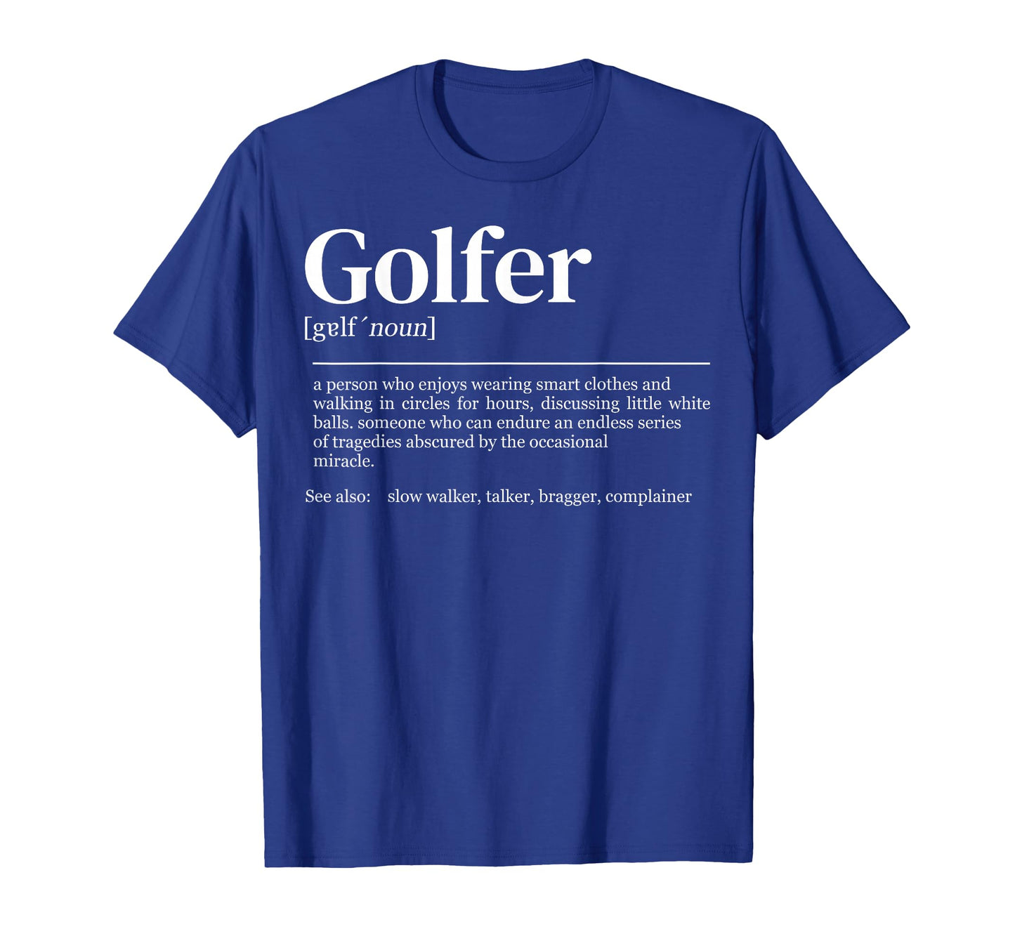 Golf definition women men Golf Player T-Shirt
