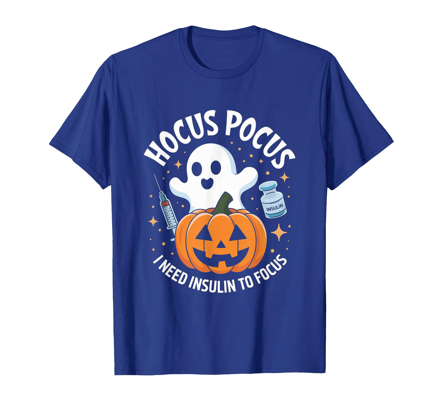 Hocus Pocus I Need Insulin To Focus Diabetes Halloween T-Shirt