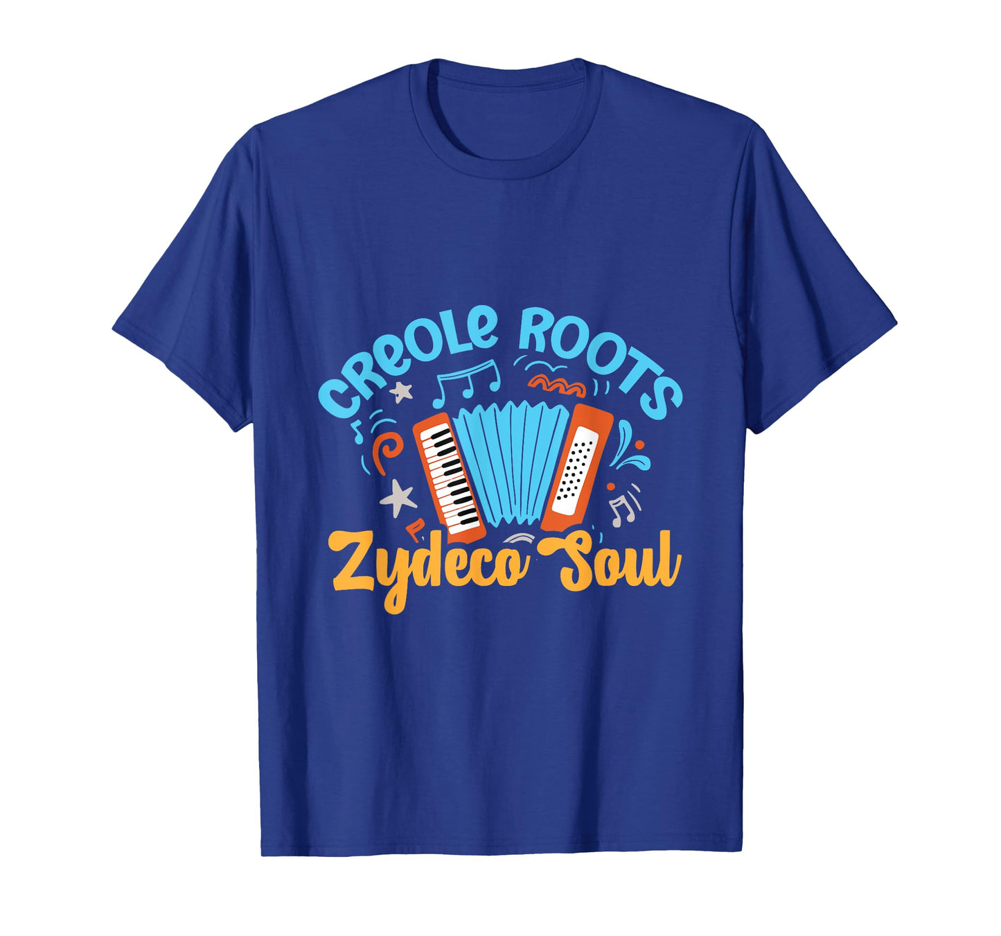 Creole Roots Zydeco Soul Music, Bands and Festival Fun Fans T-Shirt