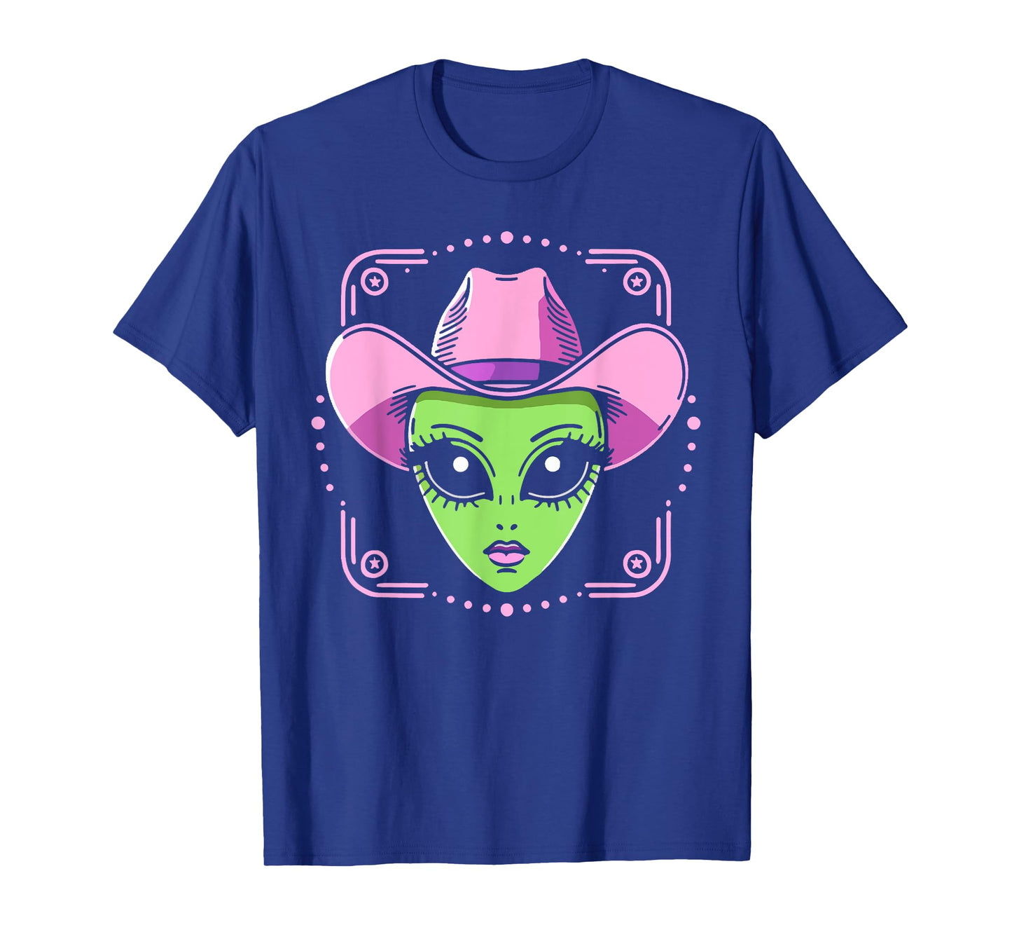 Alien Cowgirl Has Space Western UFO Howdy Rodeo Country T-Shirt