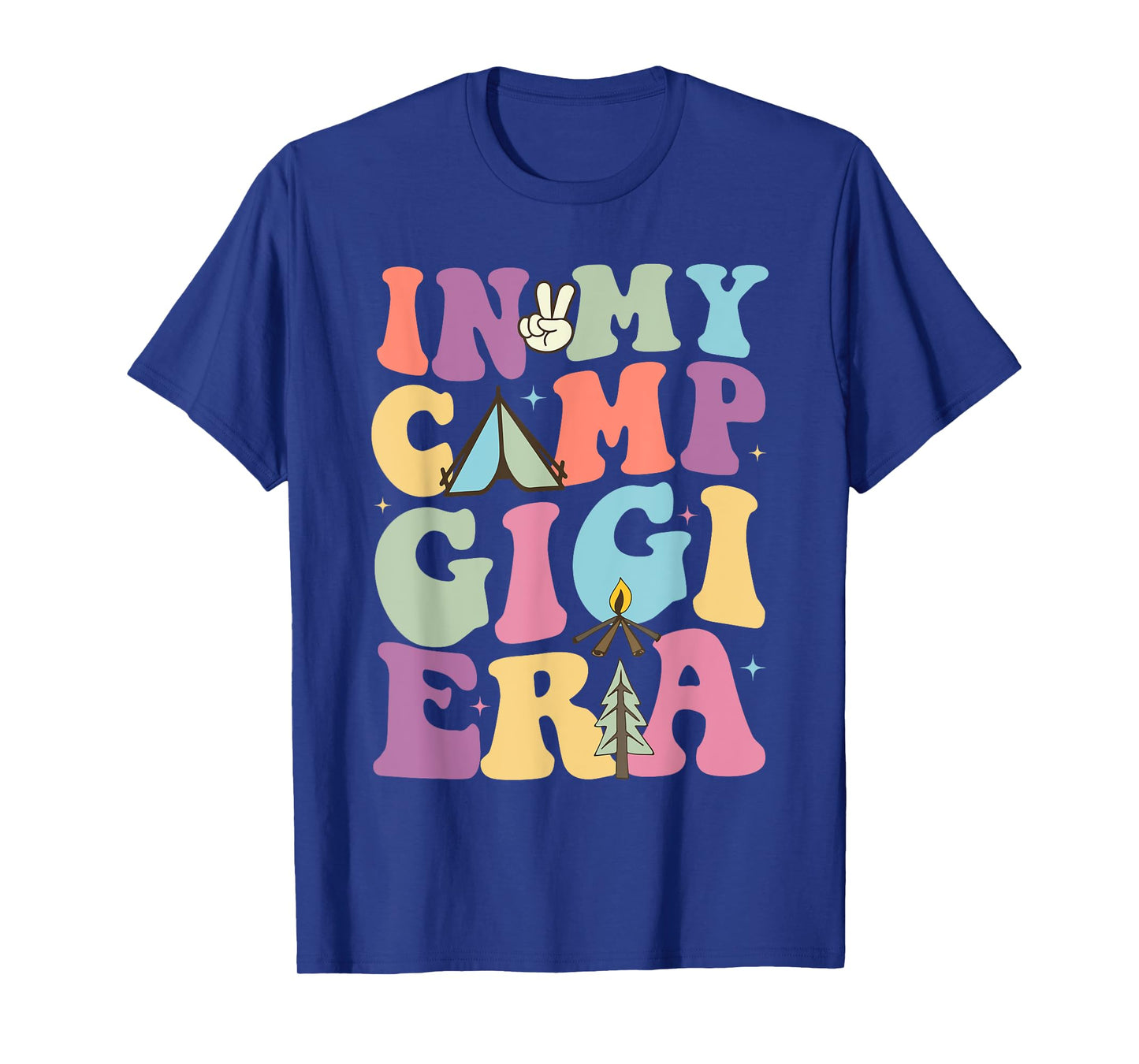 Funny In My Camp Gigi Camping Camper Summer Gift For Family T-Shirt for Men Women