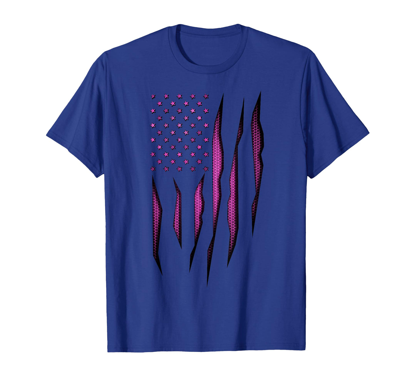 Pink Carbon Onyx American Flag T-Shirt