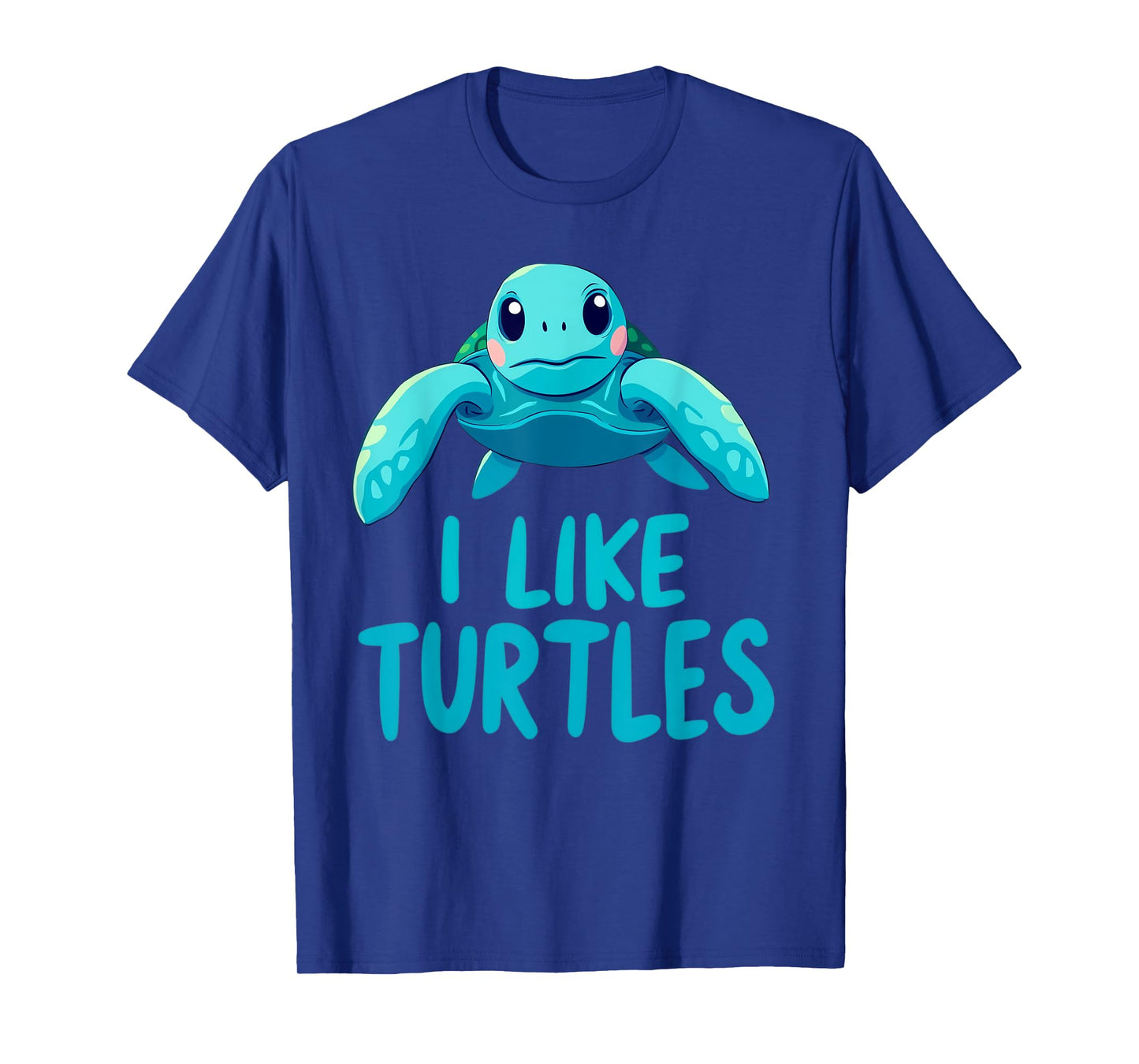 Cute Kids Turtle Design "I Like Turtles" Sea Turtle Lovers T-Shirt