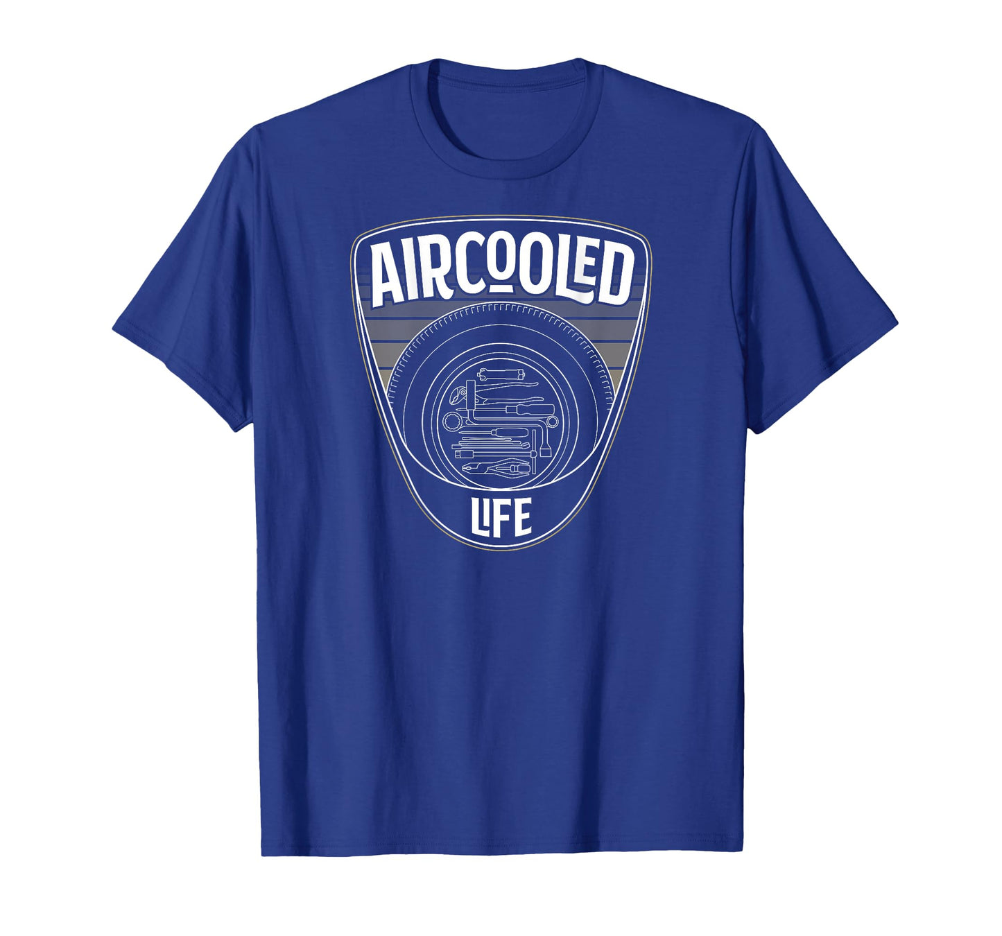 Aircooled Life: Car Parts & Tools Emblem T-Shirt