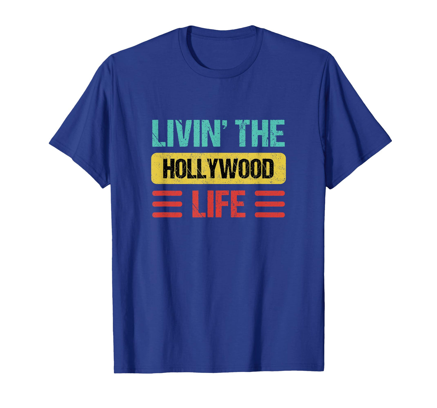Hollywood Florida Shirts & Gifts Hollywood T-Shirt Unisex-Adults Black Small Crew Neck Short Sleeve Modern Letter Print Birthday Theme Hollywood T-Shirt