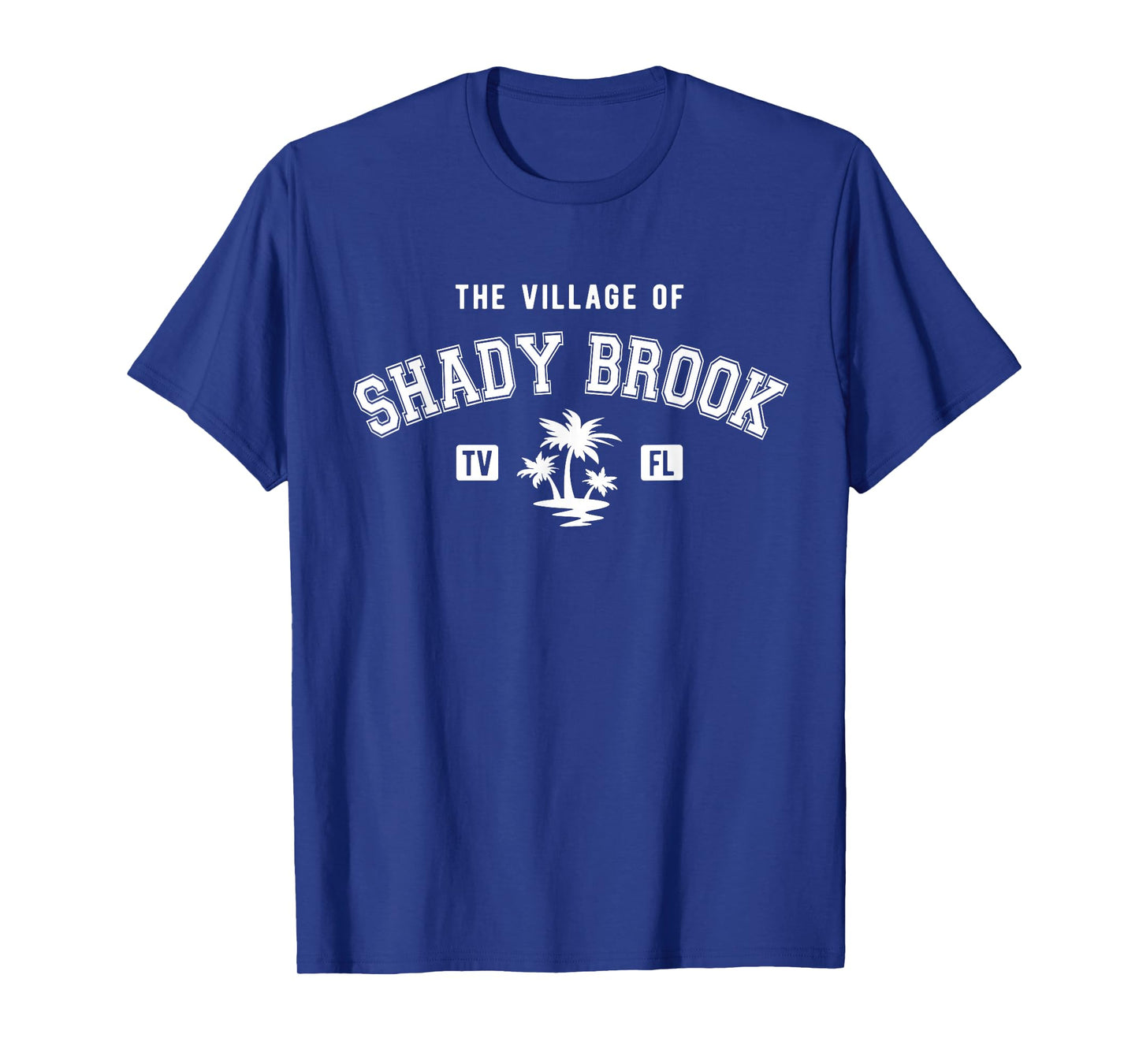 The Village of Shady Brook Classic Style Palm Trees Design T-Shirt
