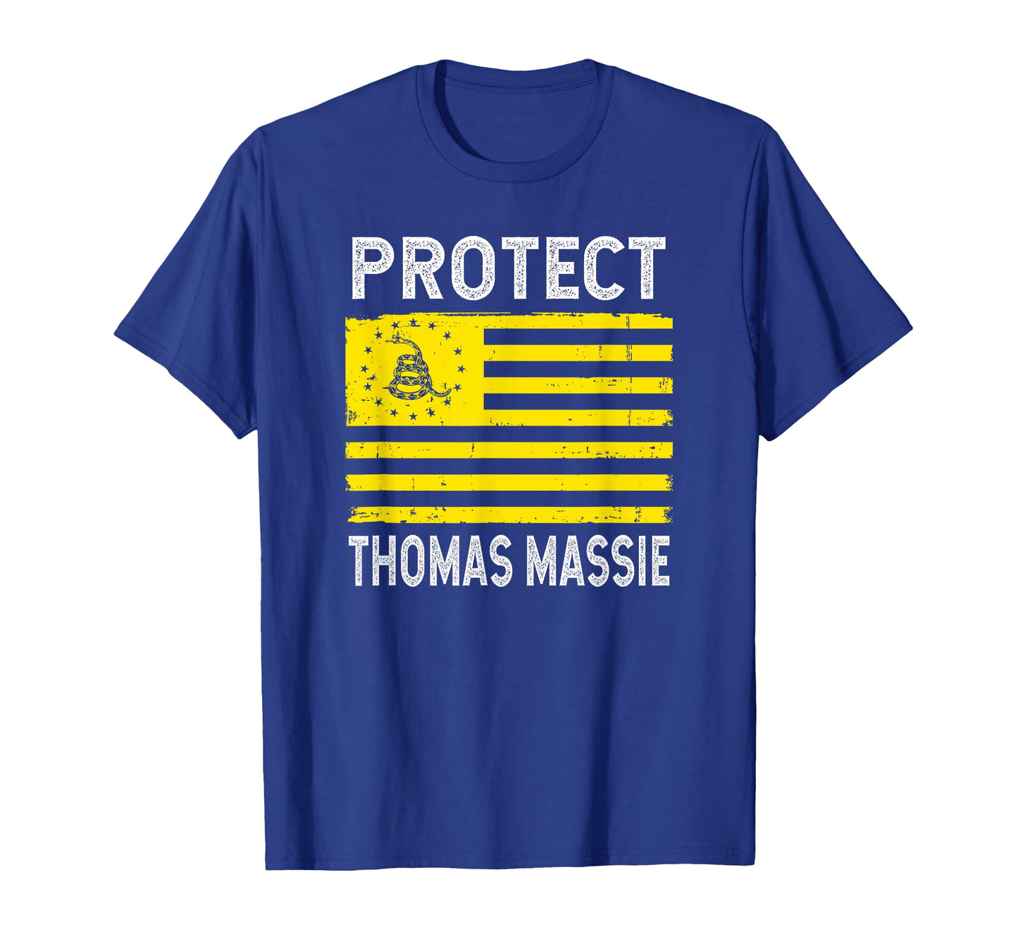 Protect Thomas Massie Gadsden Flag Libertarian T-Shirt