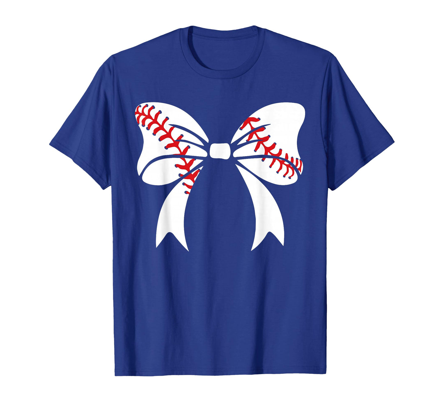 Baseball Bow Baseball Mom Mothers Day Women Baseball Mama T-Shirt