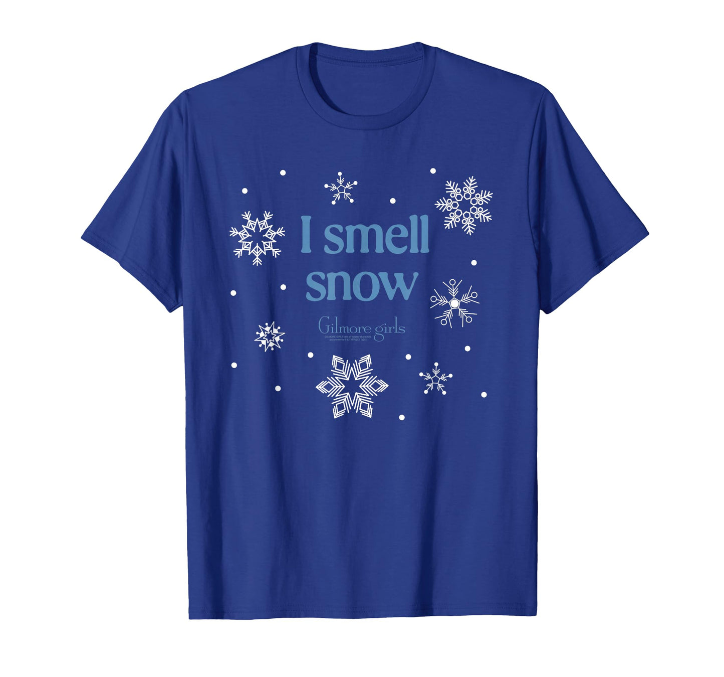 Gilmore Girls I Smell Snow with Snowflakes TV Show T-Shirt