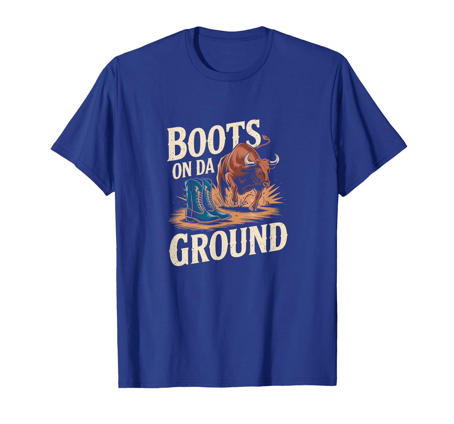 Boots On Da Ground Cowgirl Linedance Western T-Shirt