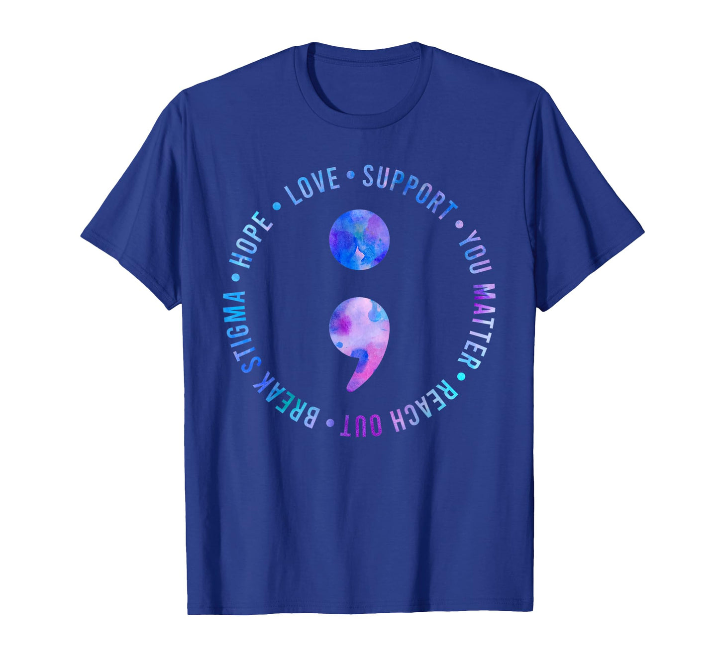 Suicide Prevention Awareness Teal & Purple Ribbon You Matter T-Shirt