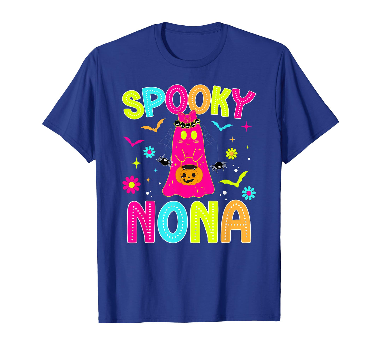Spooky Nona Grandma Halloween Nona Grandmother Preppy T-Shirt