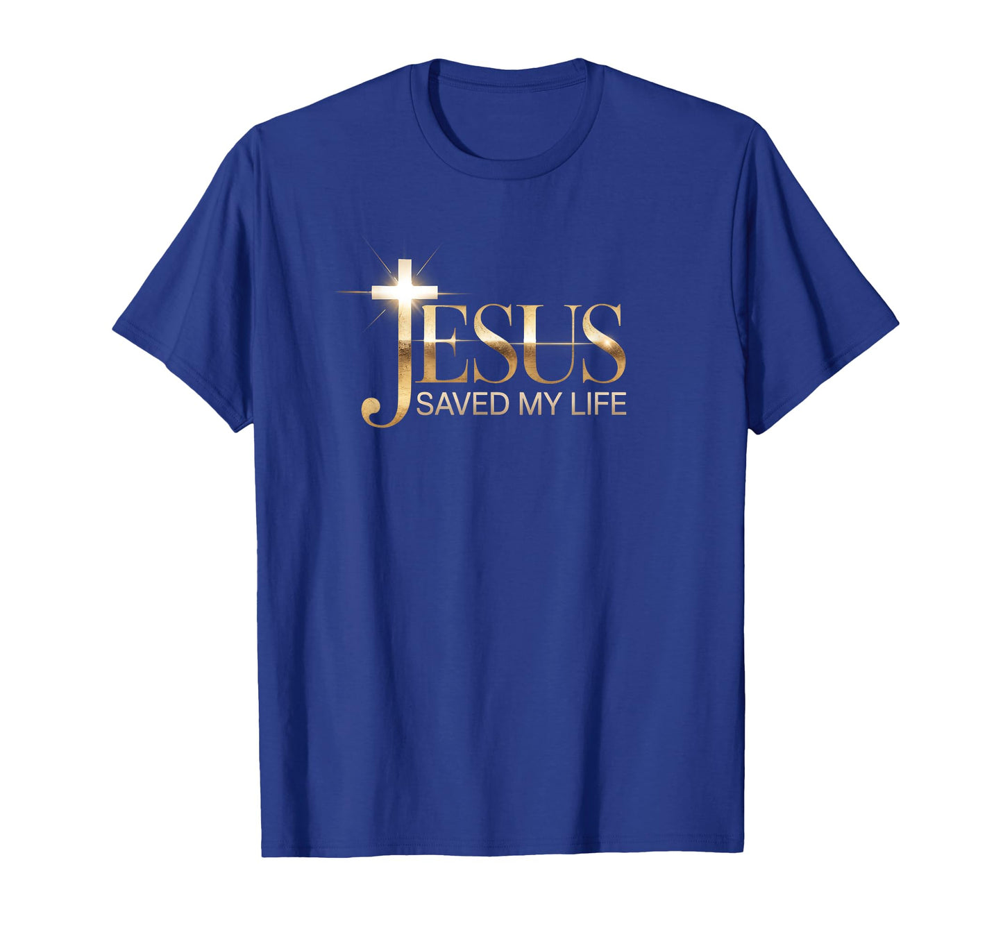 New Jesus Saved My Life Christian Design T-Shirt