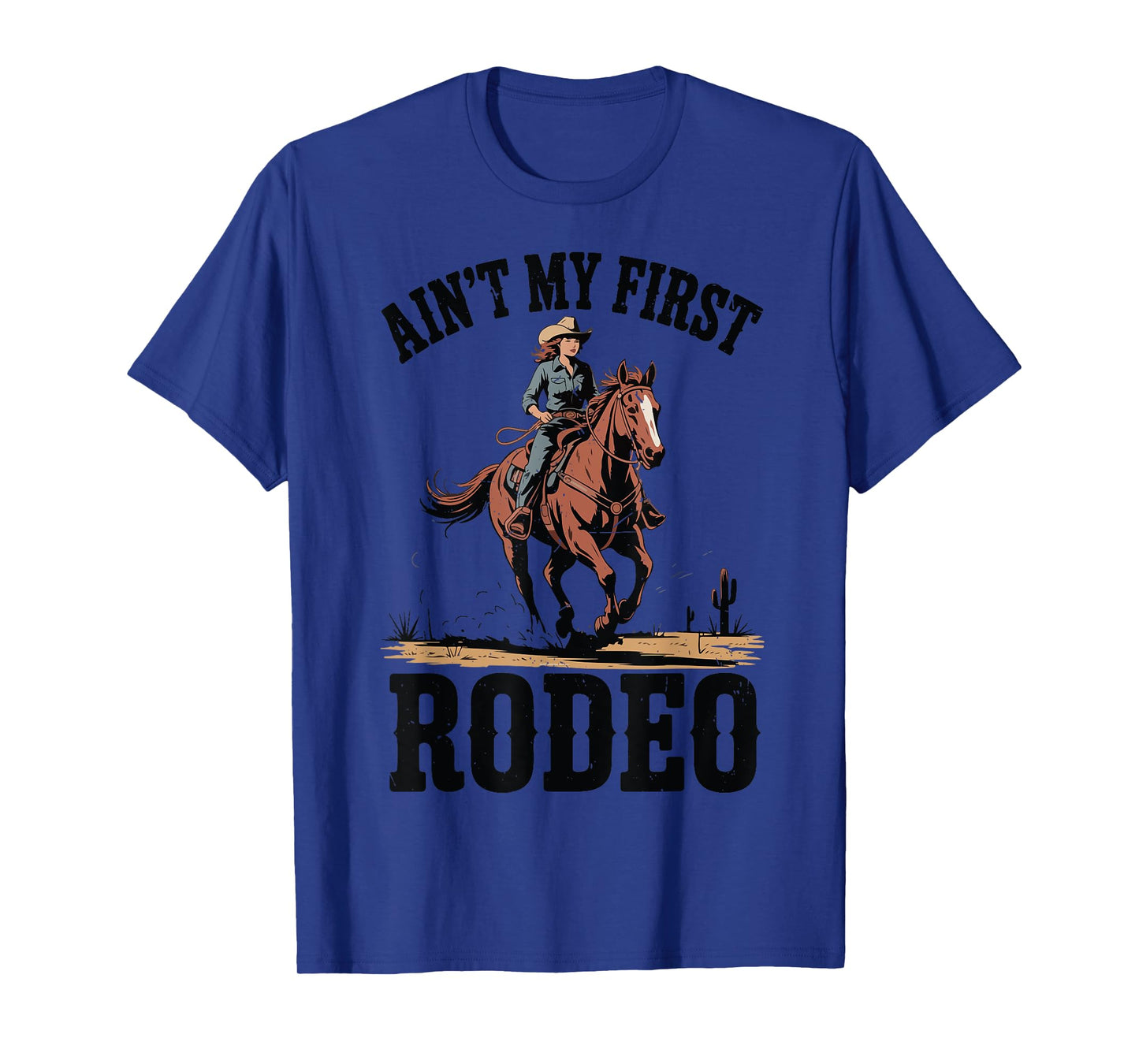 Women This Aint My First Rodeo Toddler Girl Horseback Riding T-Shirt