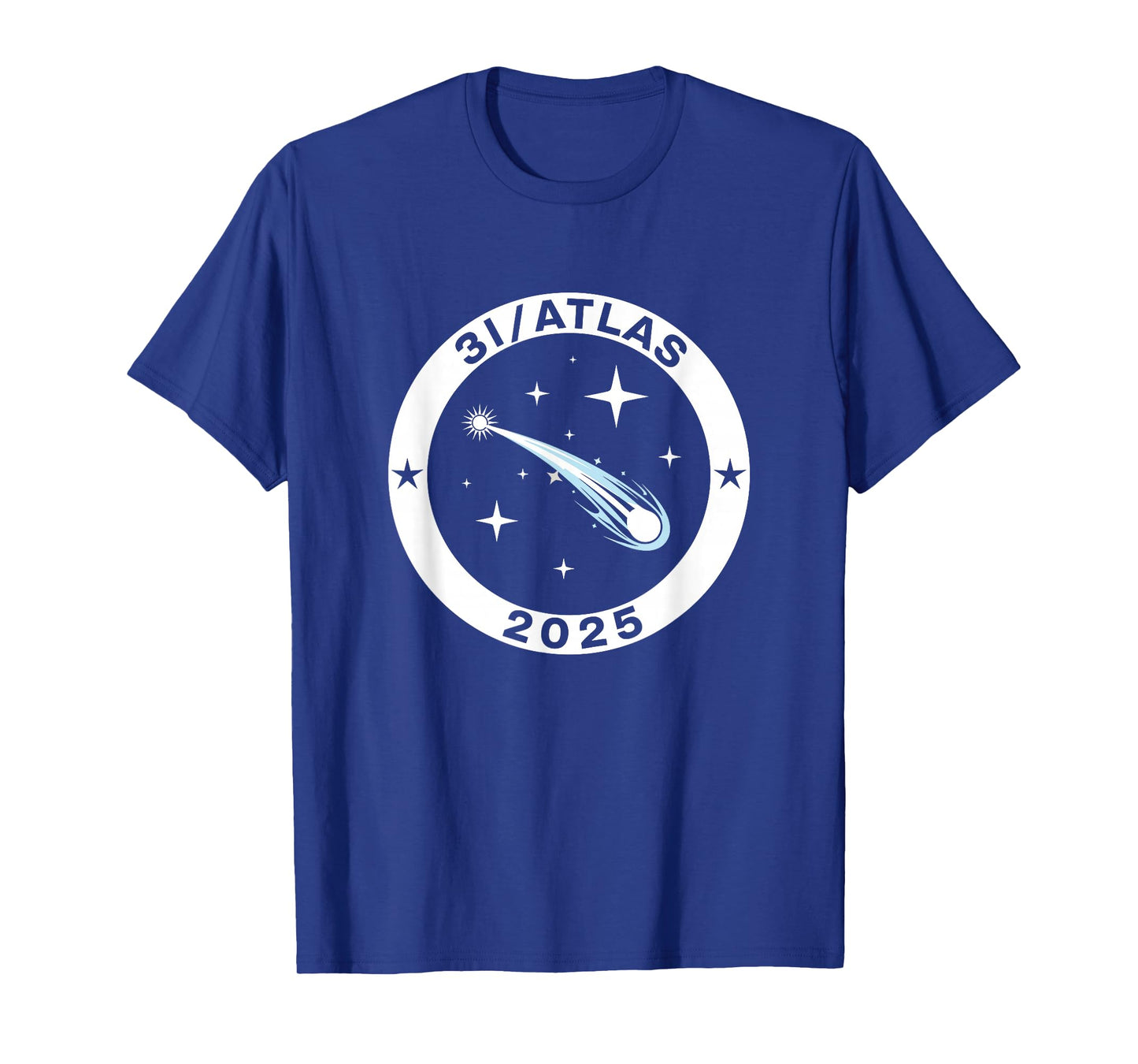 3I/Atlas 2025 Interstellar Comet Space Astronomy Emblem T-Shirt