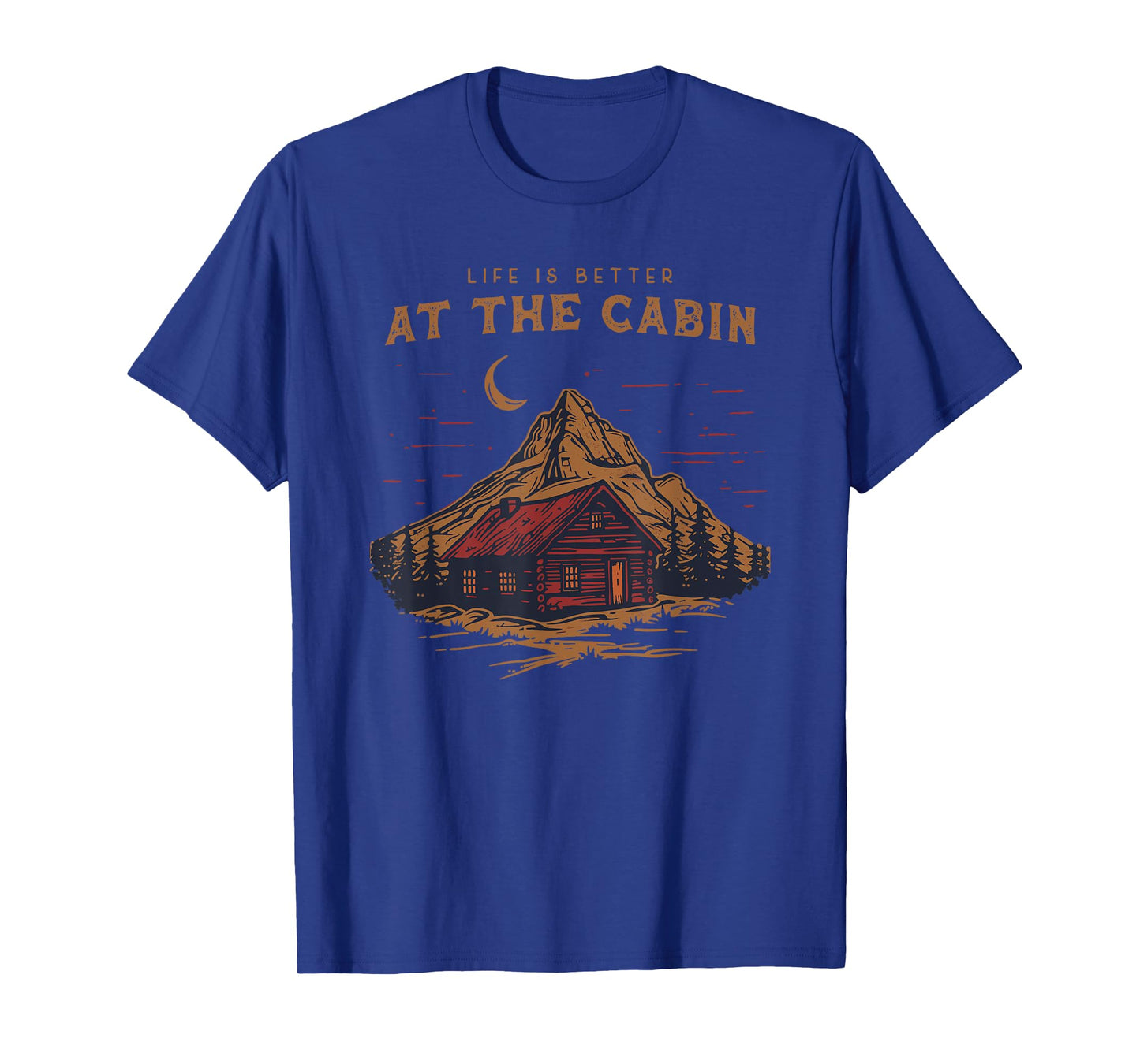 Life Is Better At The Cabin Retro Vintage T-Shirt