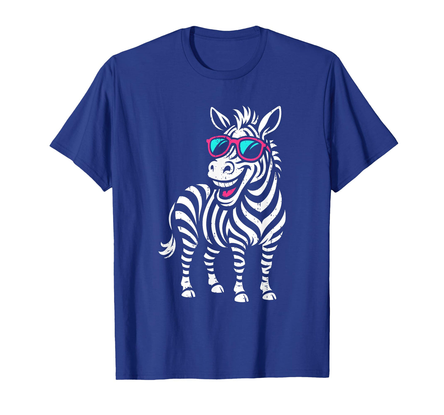 Funny Zebra Sunglasses Zookeeper Wildlife Safari Animal T-Shirt