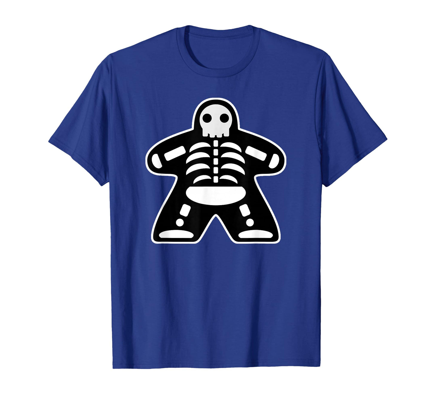 Bone Meeple Skeleton Halloween Board Gamer Gift T-Shirt