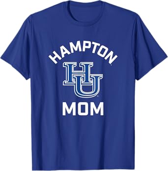 Hampton University Pirates Arched Mom T-Shirt