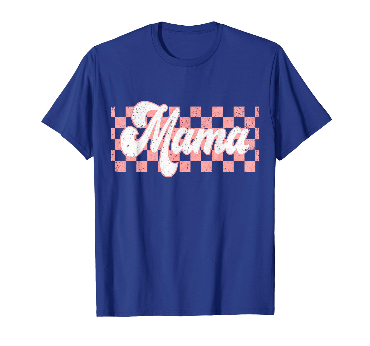Checkered Mama Retro Mom Life Women Mothers Day New Mom T-Shirt