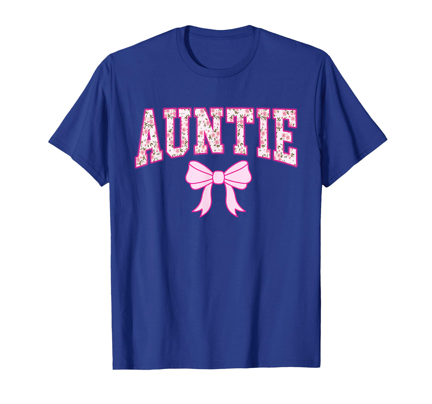 Auntie Coquette Bow Retro Pink Aesthetic Mother's Day Aunt T-Shirt