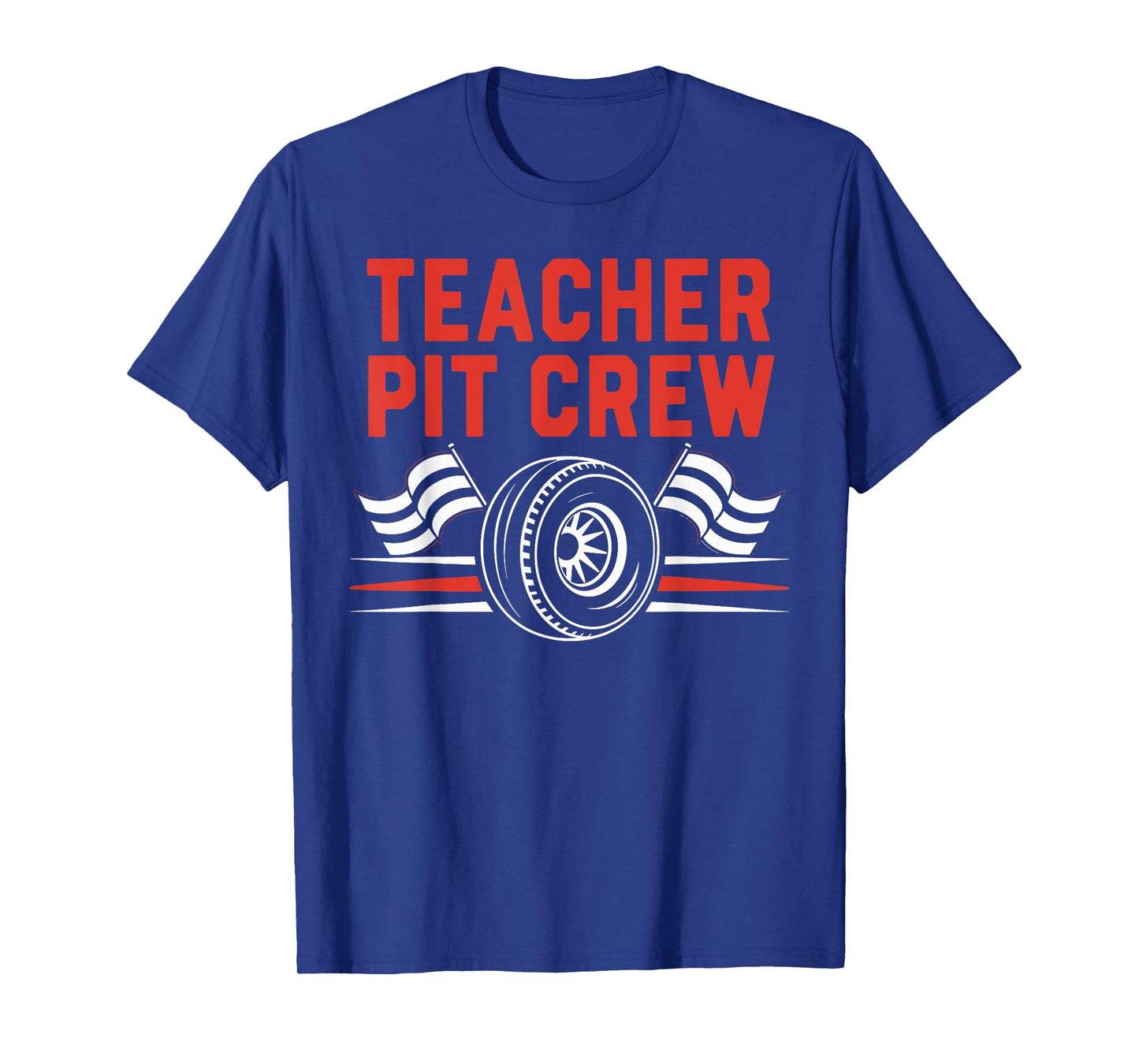 Teacher Pit Crew Race Car Driver Costume Men Women Kids T-Shirt