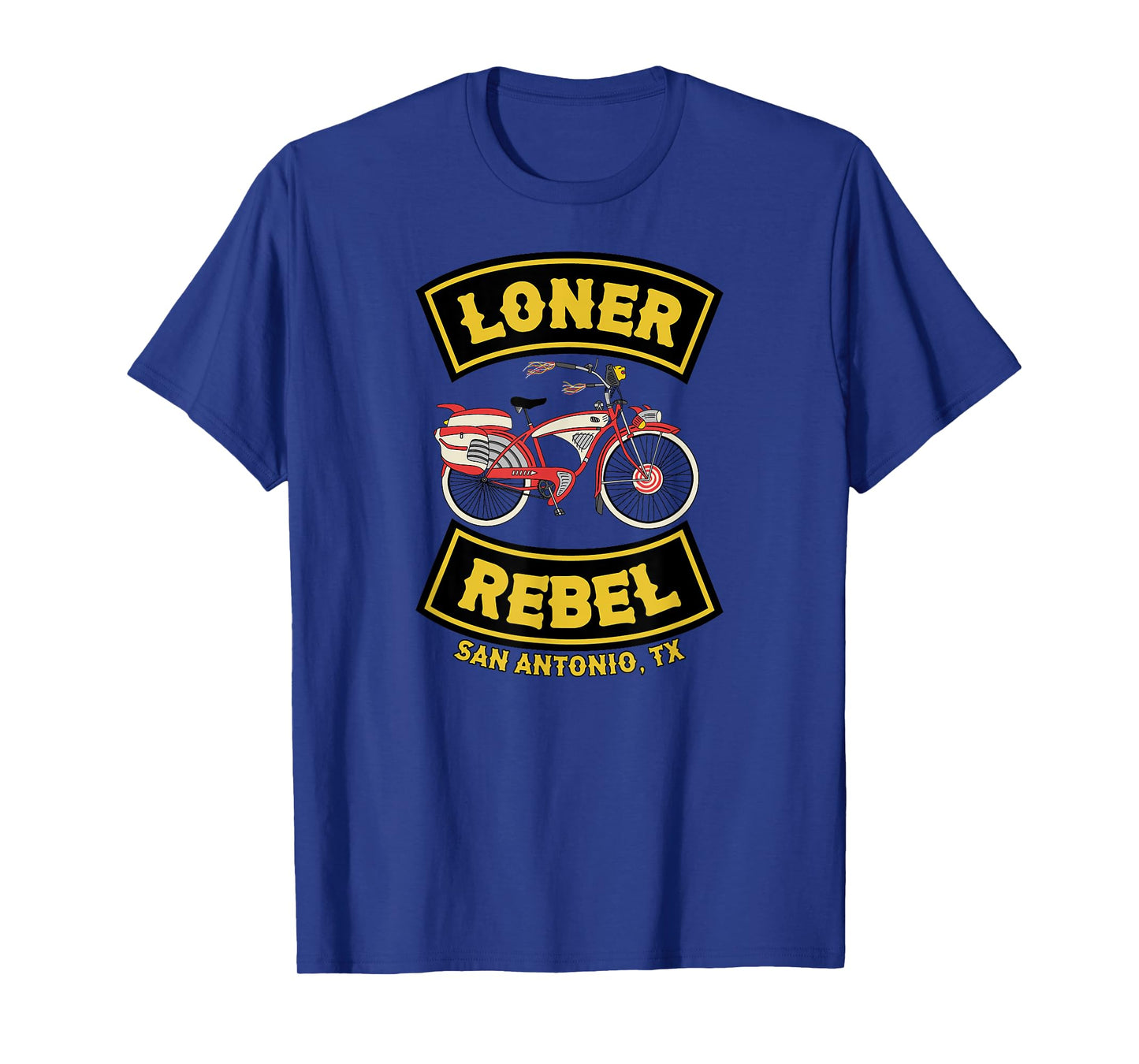 I'm A Loner, A Rebel Funny Biker Gang Motorcycle Club Style T-Shirt