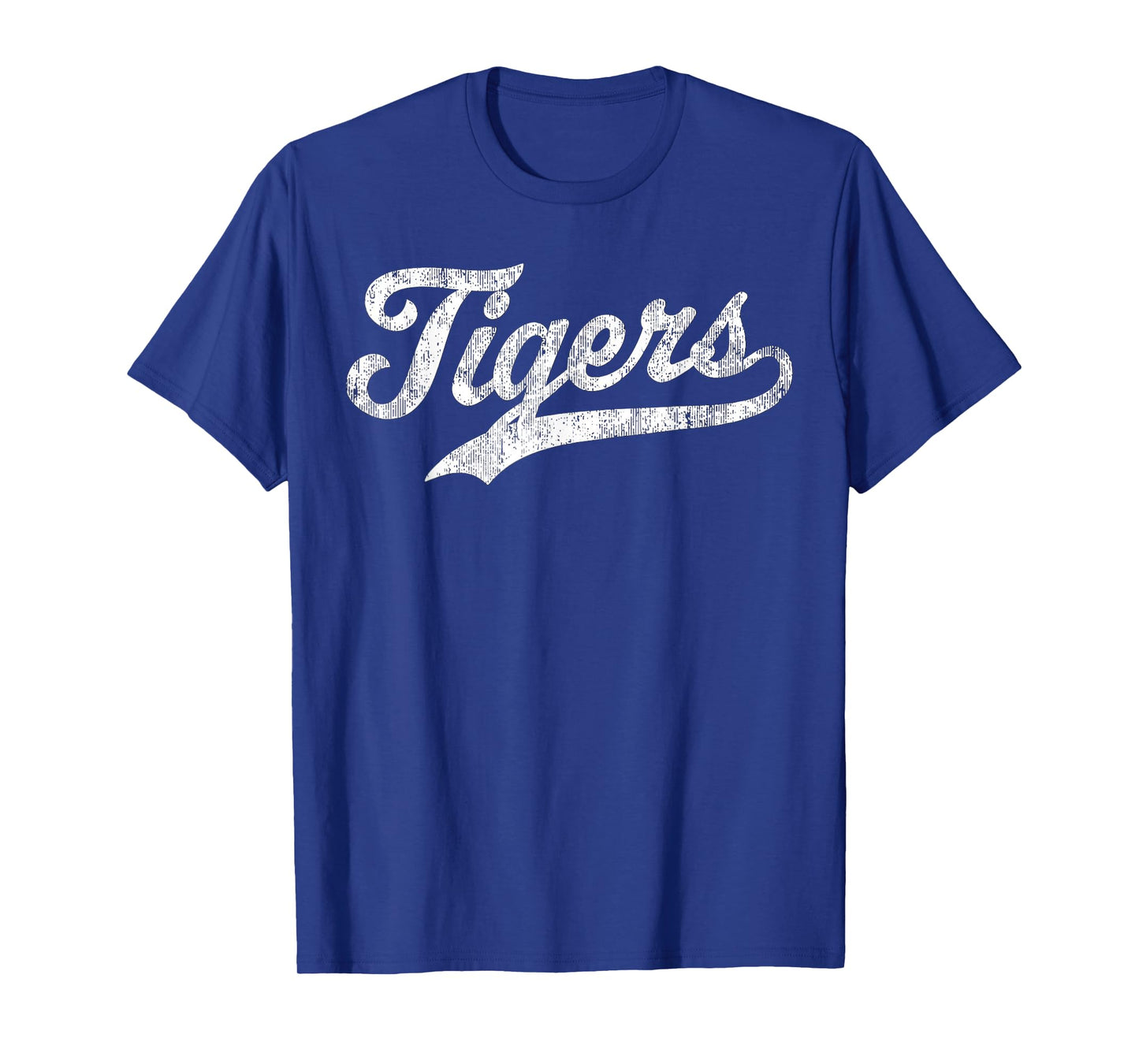 Vintage Tigers Name Personalized Retro for Men Women Kid T-Shirt - T-Shirt | Royal