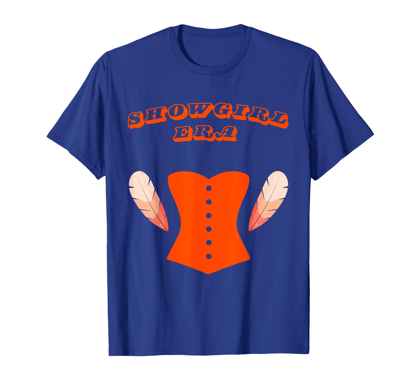 Showgirl Era Corset Feathers Cabaret T-Shirt