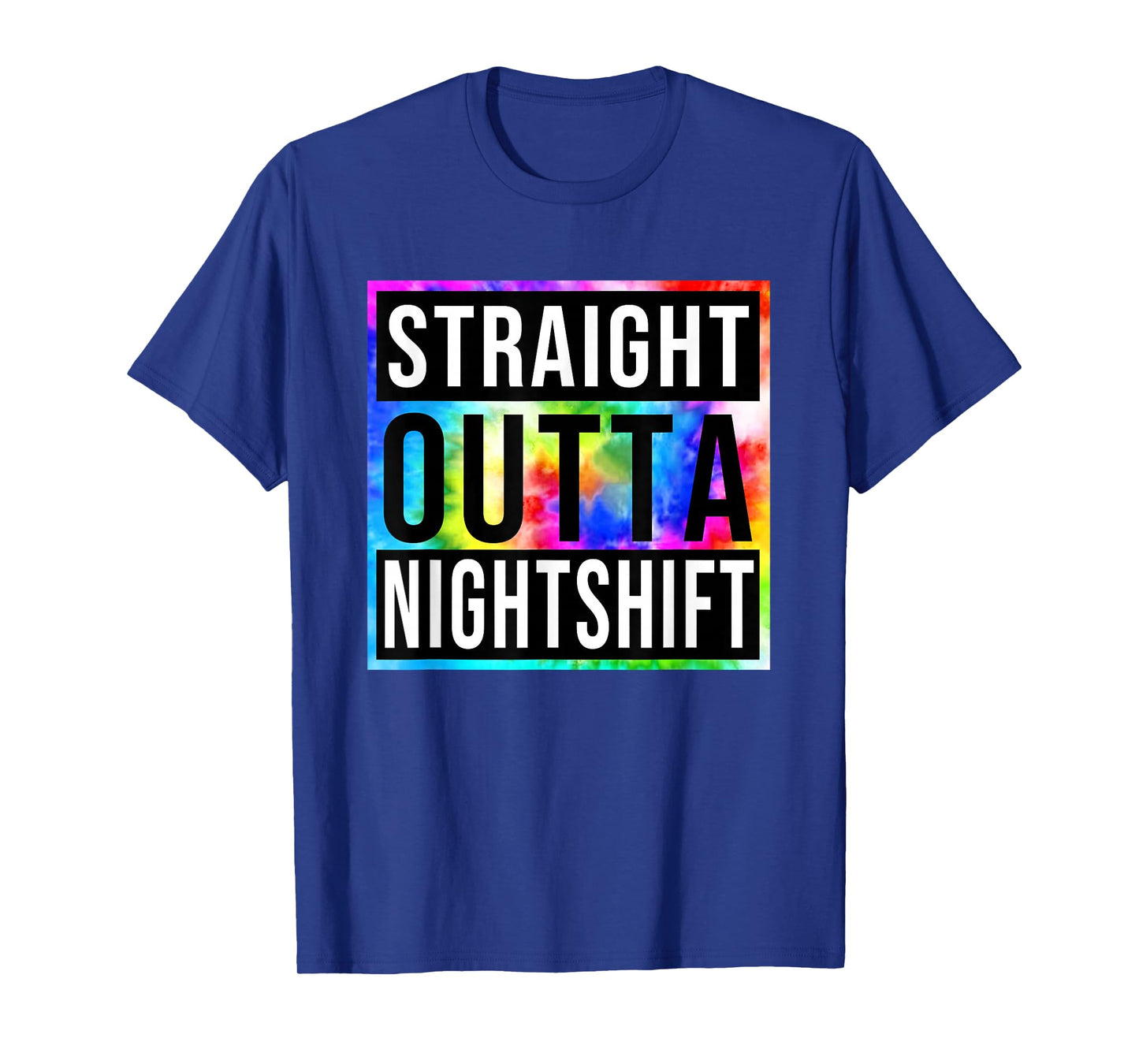 Vintage Straight Outta Nightshift Night Jobs Womens Mens T-Shirt