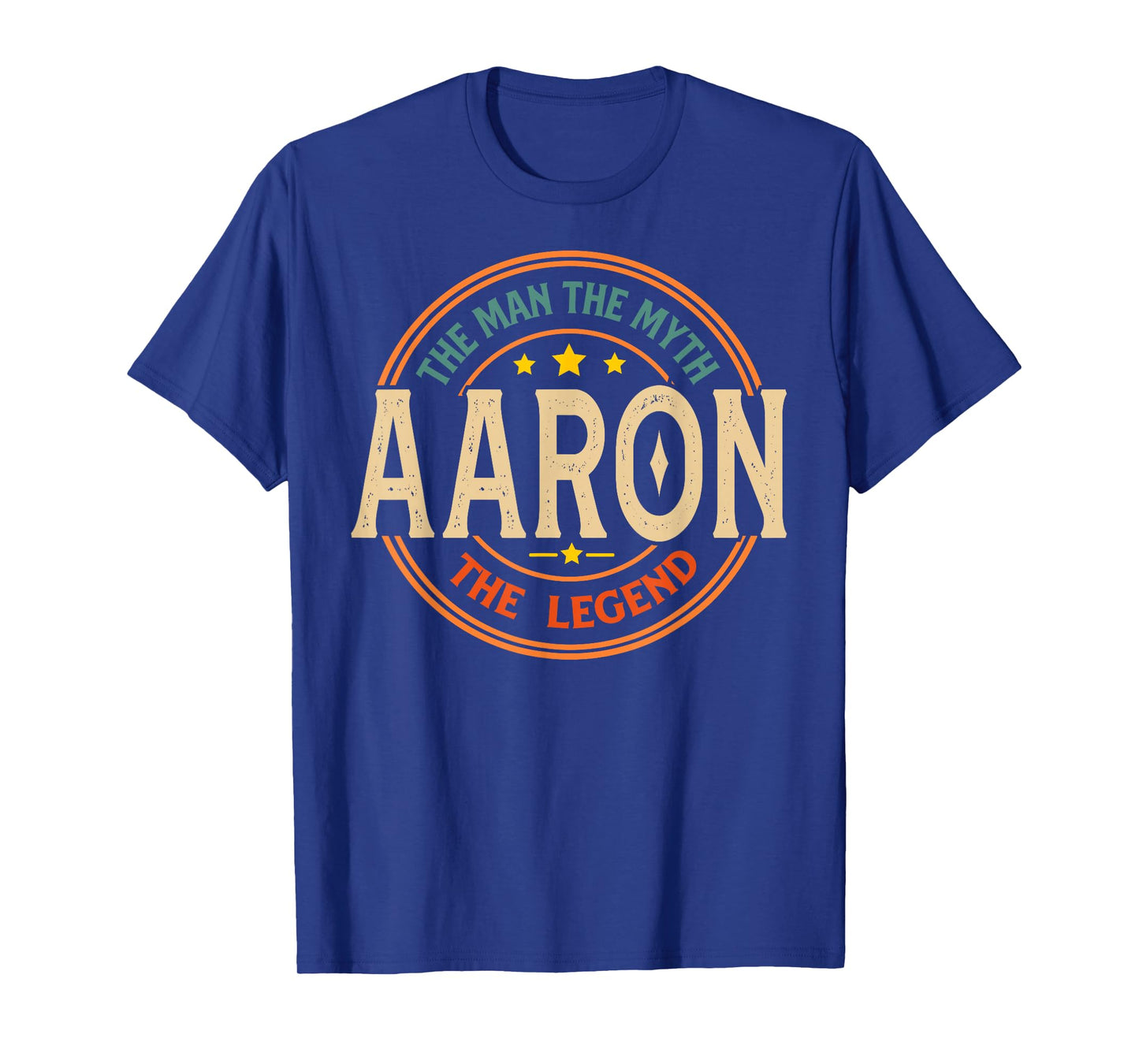 AARON The Man The Myth The Legend Vintage Personalized T-Shirt