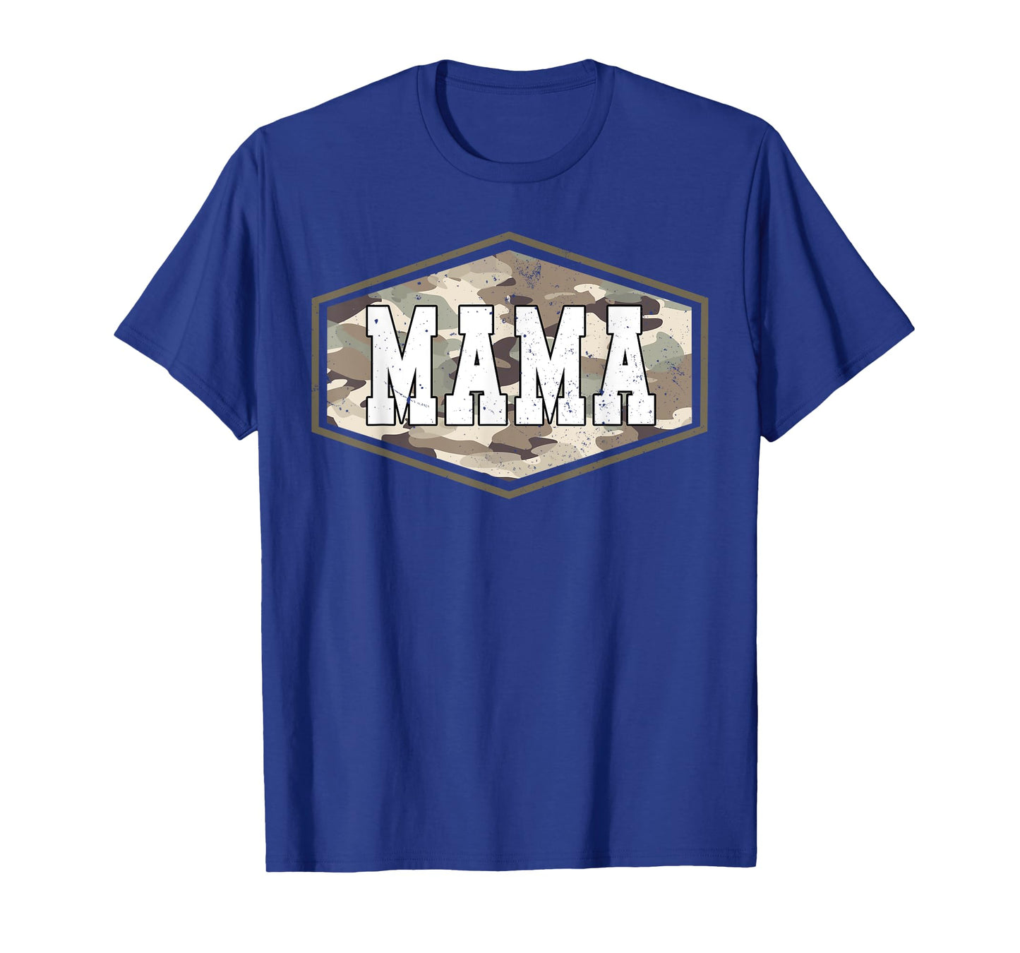Retro Old School Camo Mama, Camouflage Mom Life Mother's Day T-Shirt