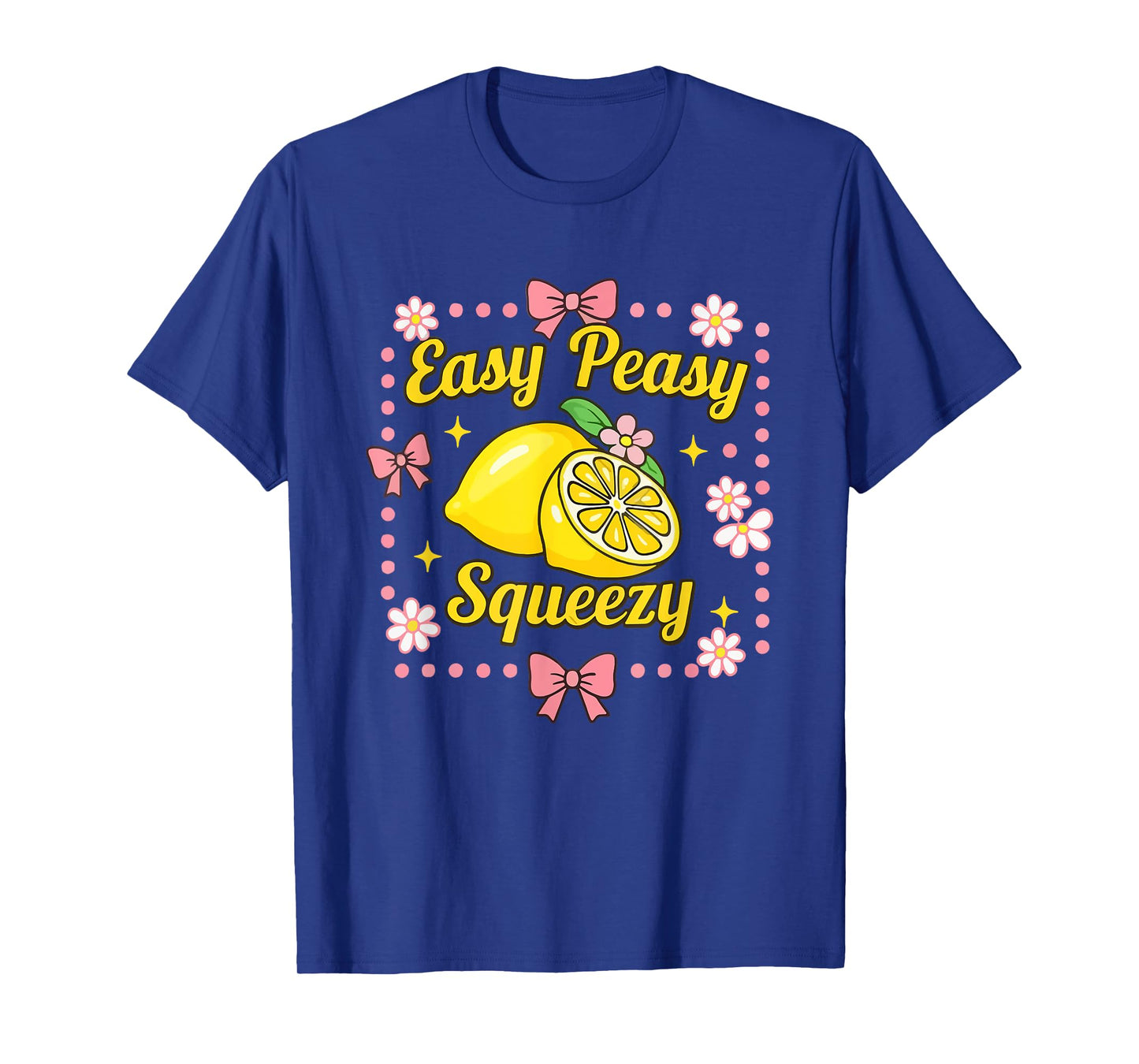 Easy Peasy Lemon Squeezy Lemonade Crew Funny Lemon Lemonade T-Shirt