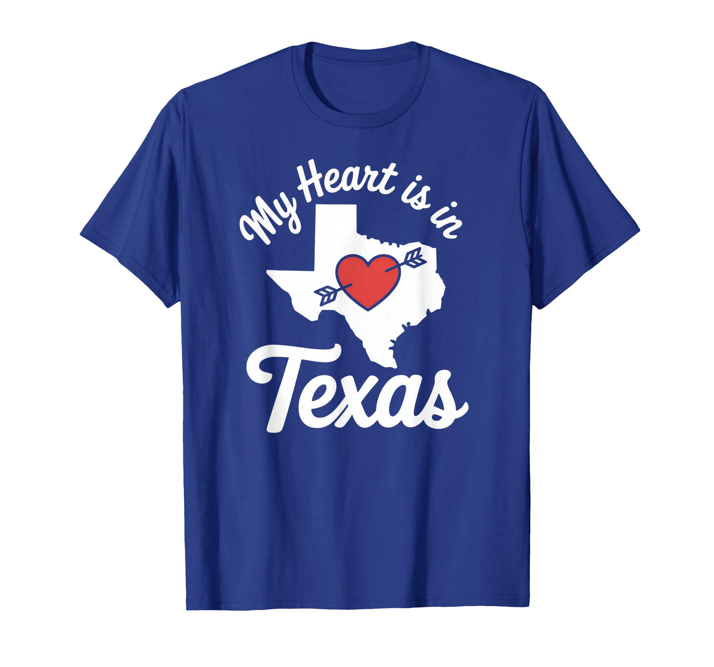 My Heart is in Texas Cute Texas Love T-Shirt