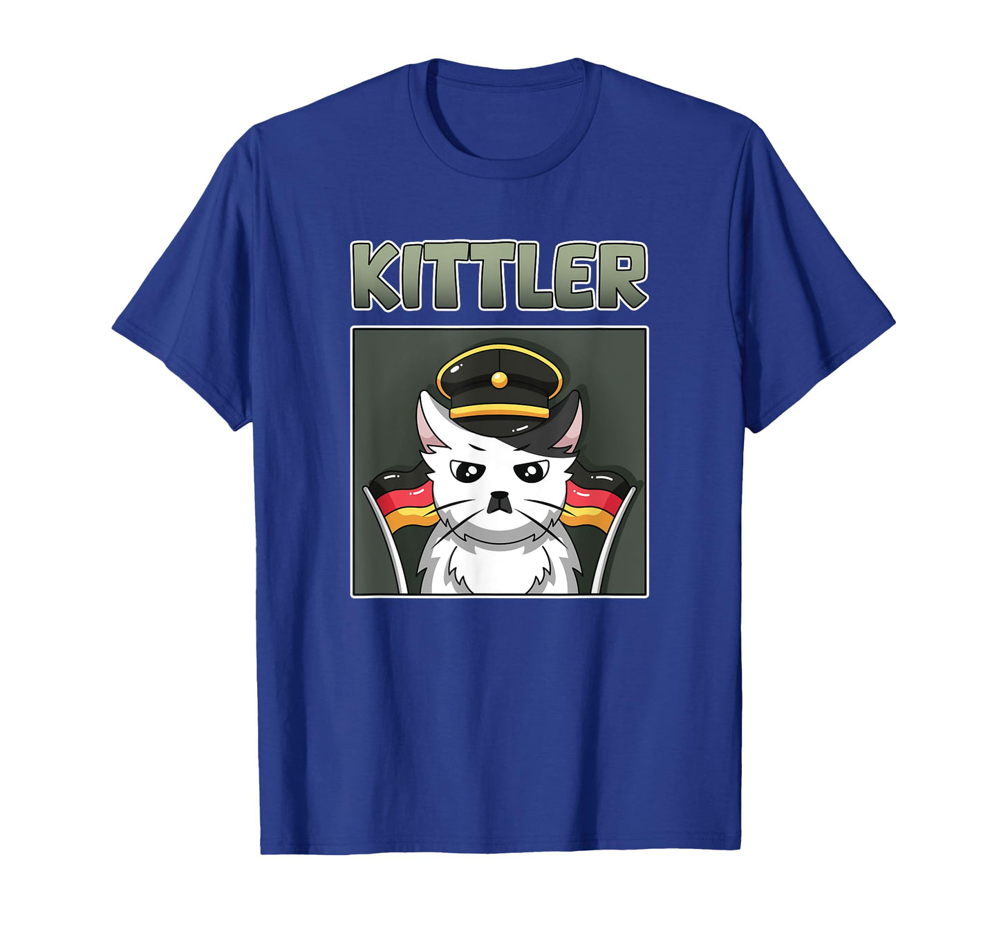 Kittler Cat Cool Grumpy Animal Viral Cartoon Kawaii Tee T-Shirt
