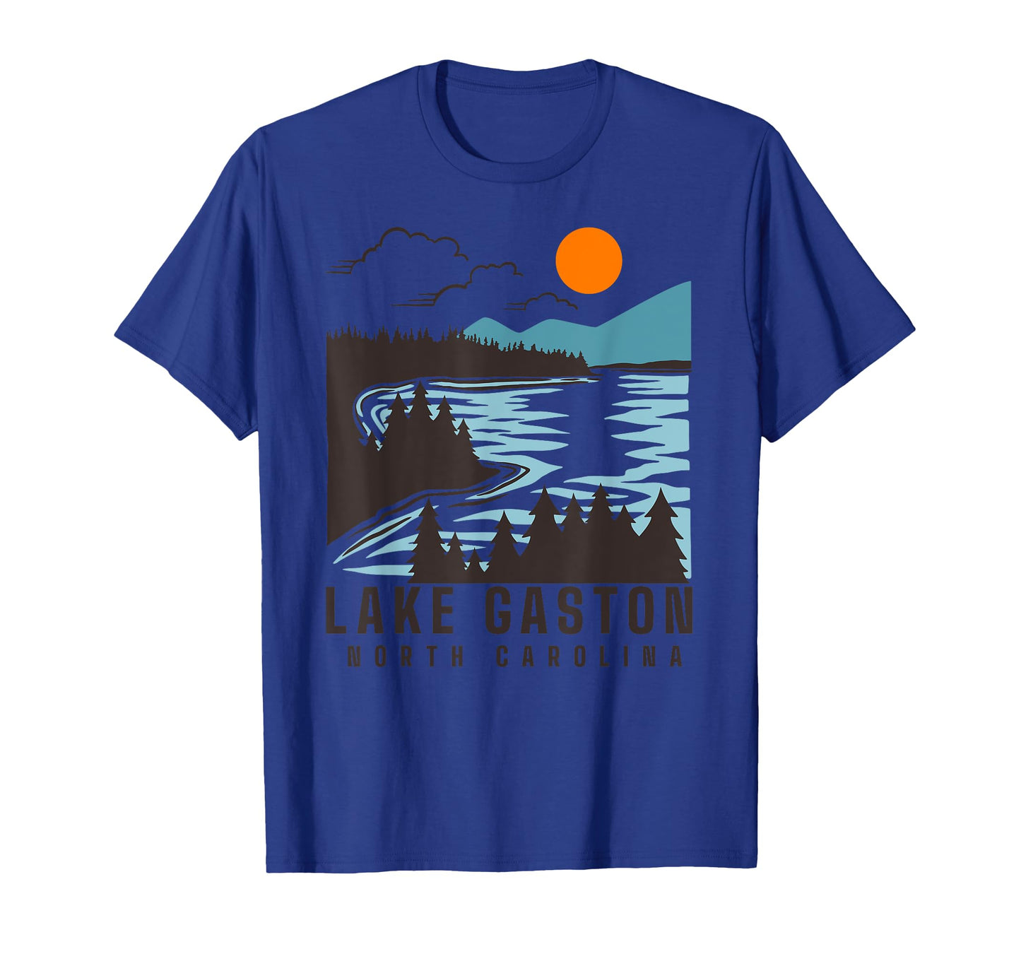 Lake Gaston North Carolina Summer Lake Life Boating T-Shirt