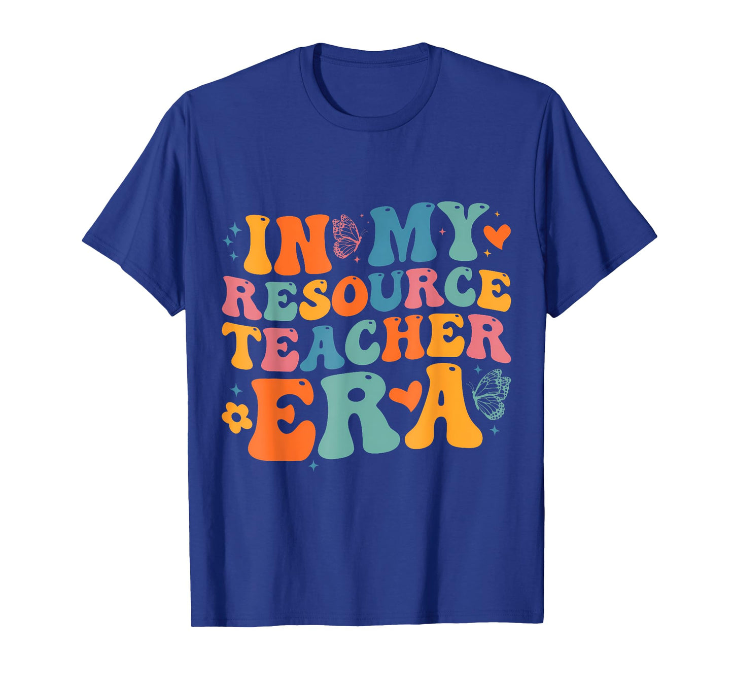 Groovy In My Resource Teacher Era Funny Men Women T-Shirt
