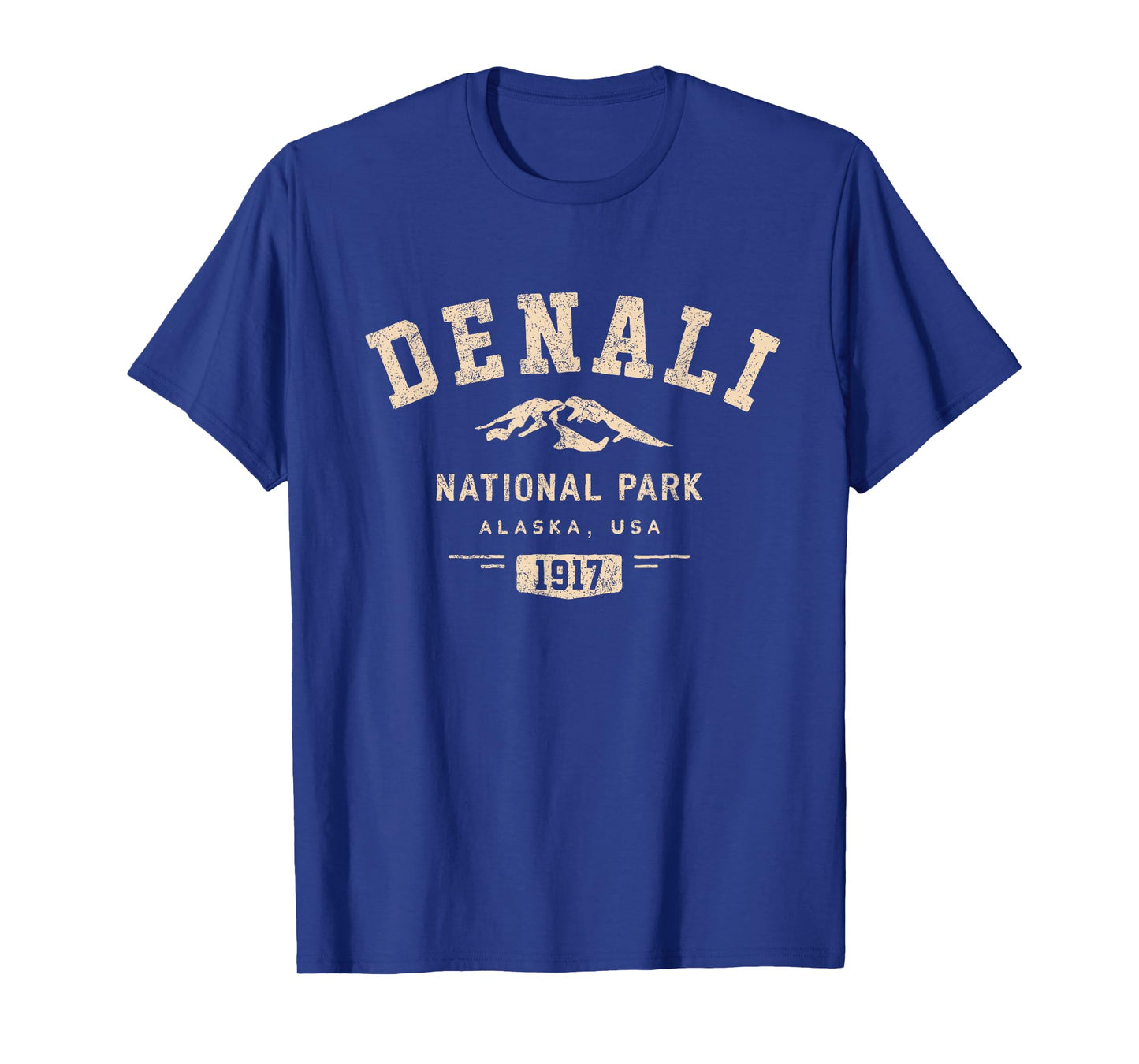 Denali National Park Alaska USA 1917 Sports Athletic T-Shirt