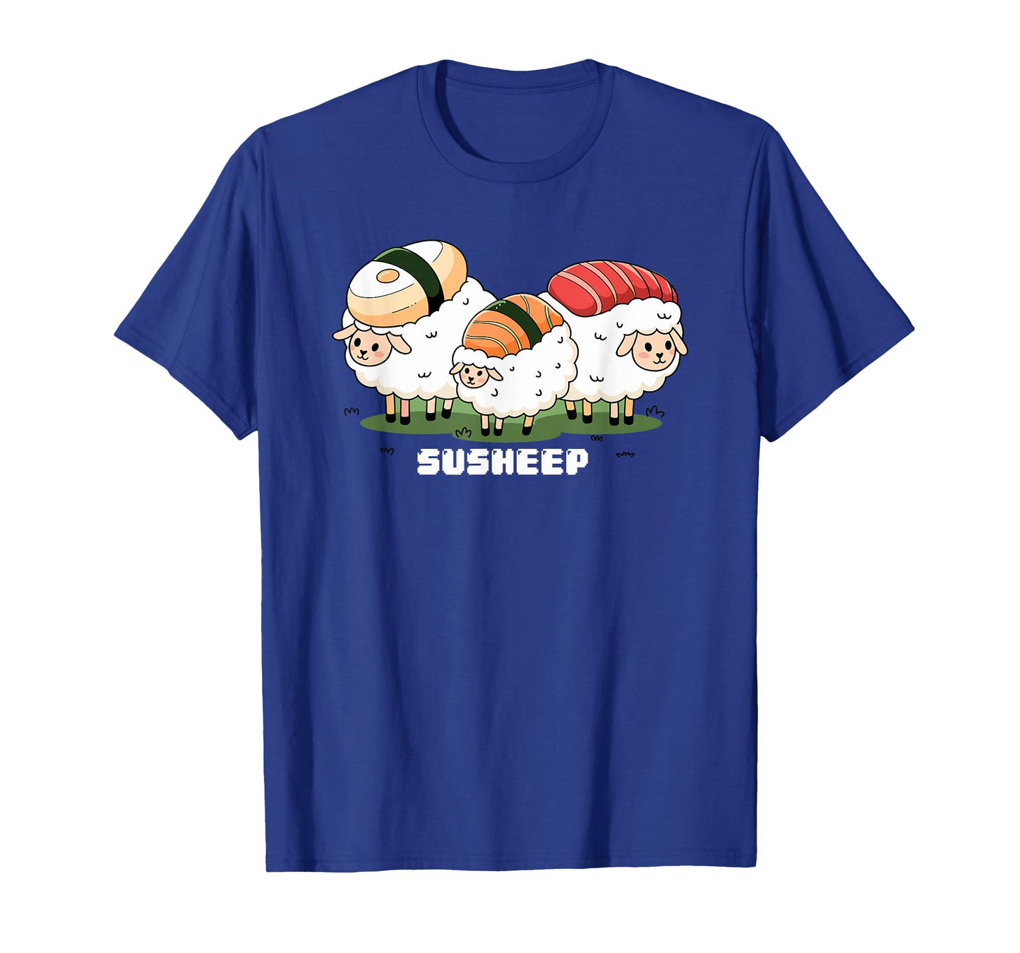Susheep Funny Sushi Sheep Food Pun Kawaii Animal Tee T-Shirt