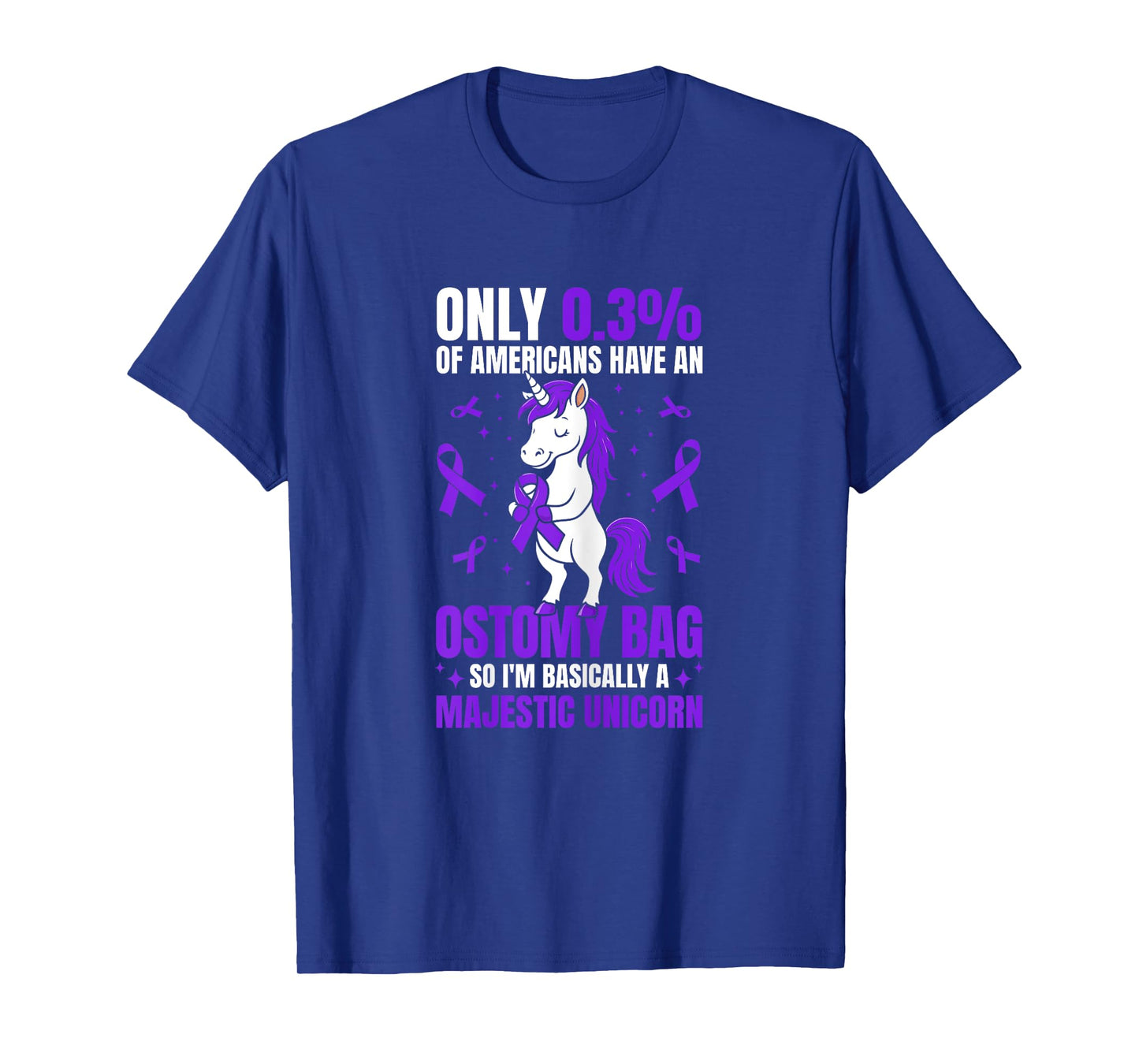 Funny Ostomy Survivor Unicorn ostomy surgery recovery T-Shirt