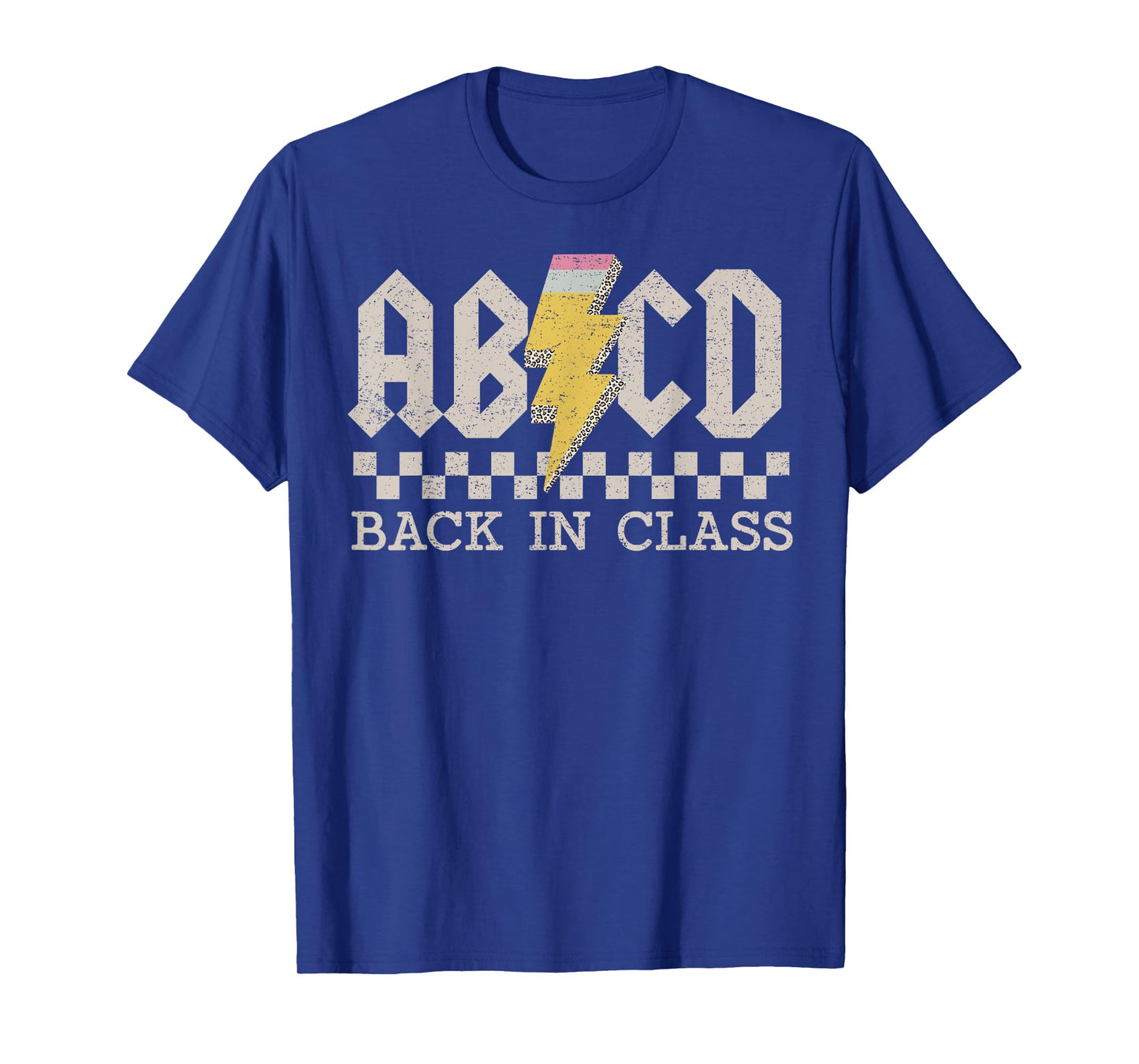 Retro Teacher Tour ABCD Back to School Back in Class Rock Men Women Girls Kids T-Shirt